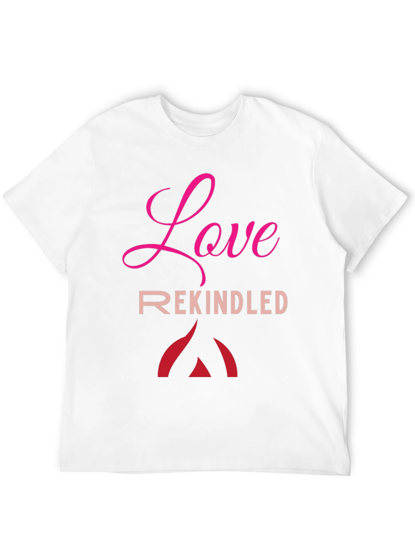 Love Rekindled Graphic Tee - Black Cotton T-Shirt