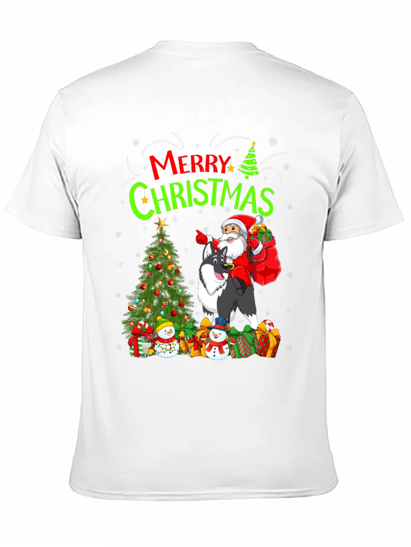 Merry Christmas Santa Dog T-Shirt