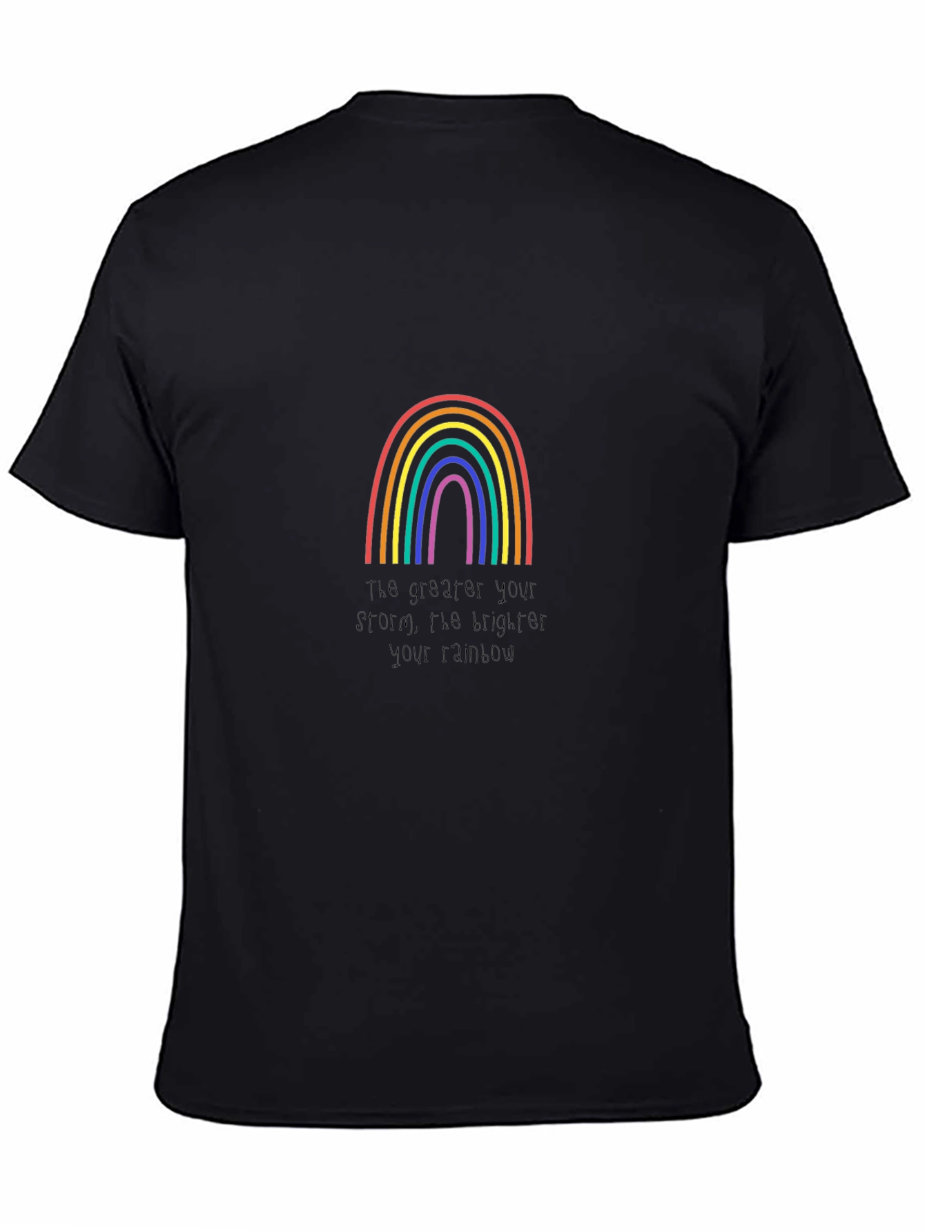 Rainbow Storm Brighter Rainbow Graphic Tee