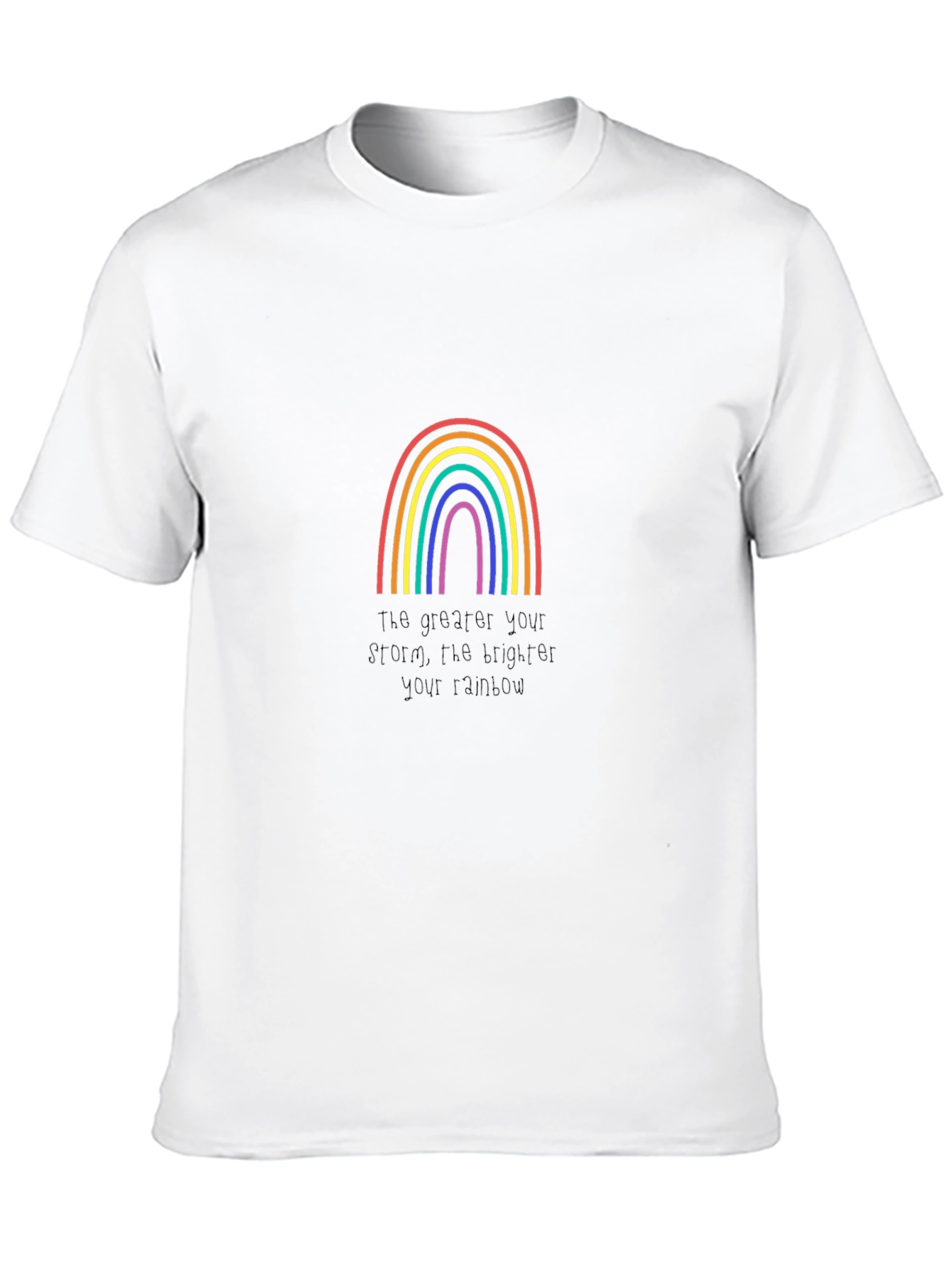 Rainbow Storm Brighter Rainbow Graphic Tee