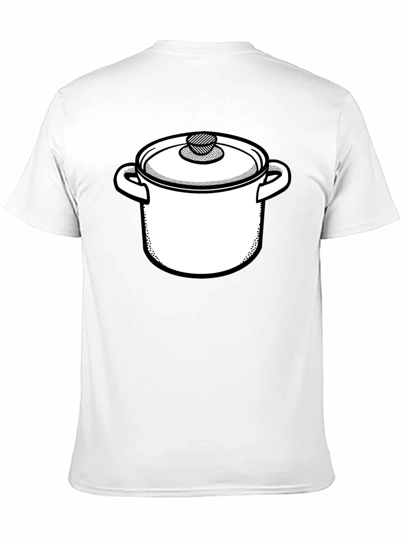 Pot Graphic Tee - Black Cotton Blend Shirt