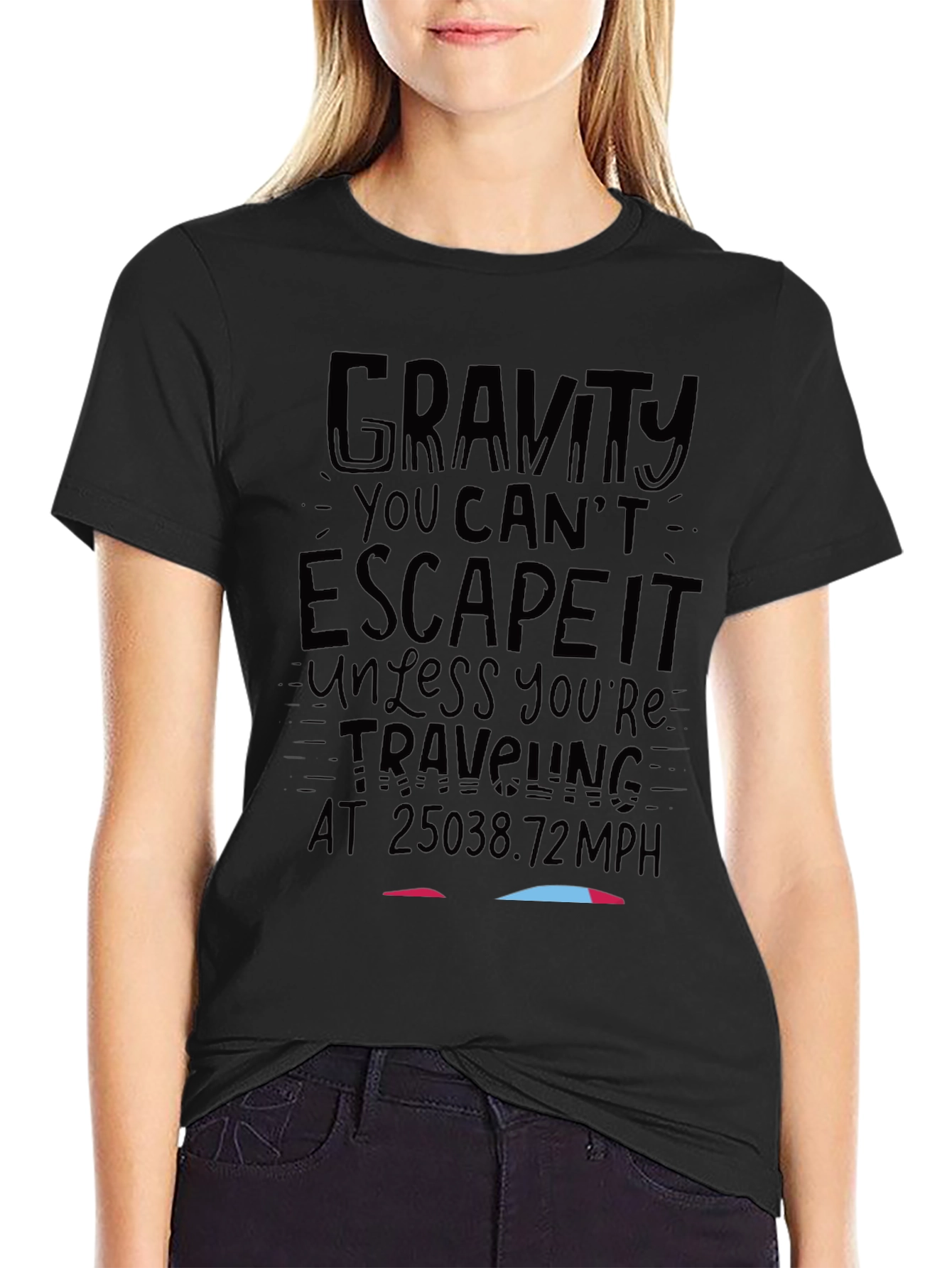 Gravity Escape Velocity Graphic T-Shirt