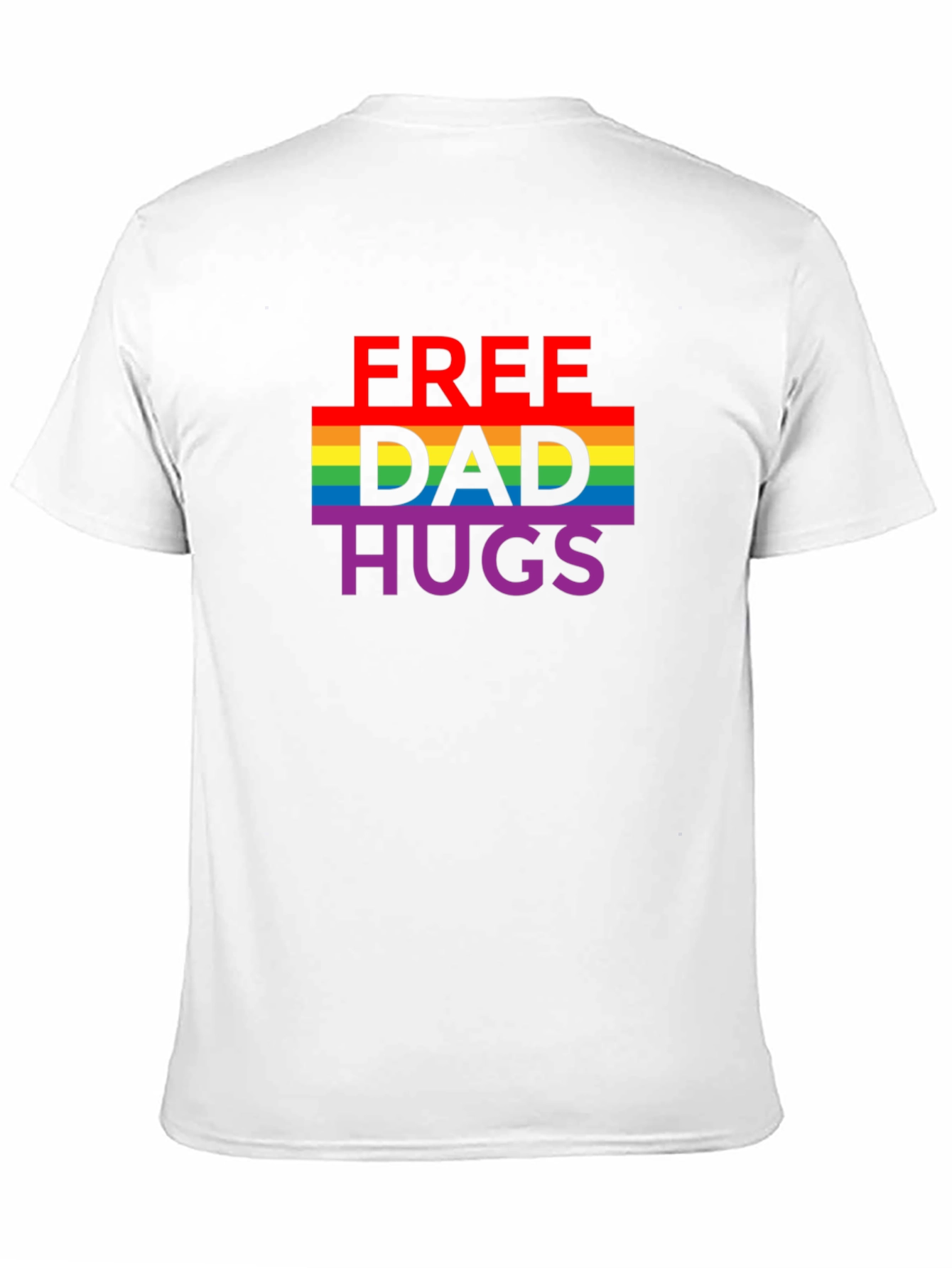 Free Dad Hugs LGBTQ Pride T-Shirt