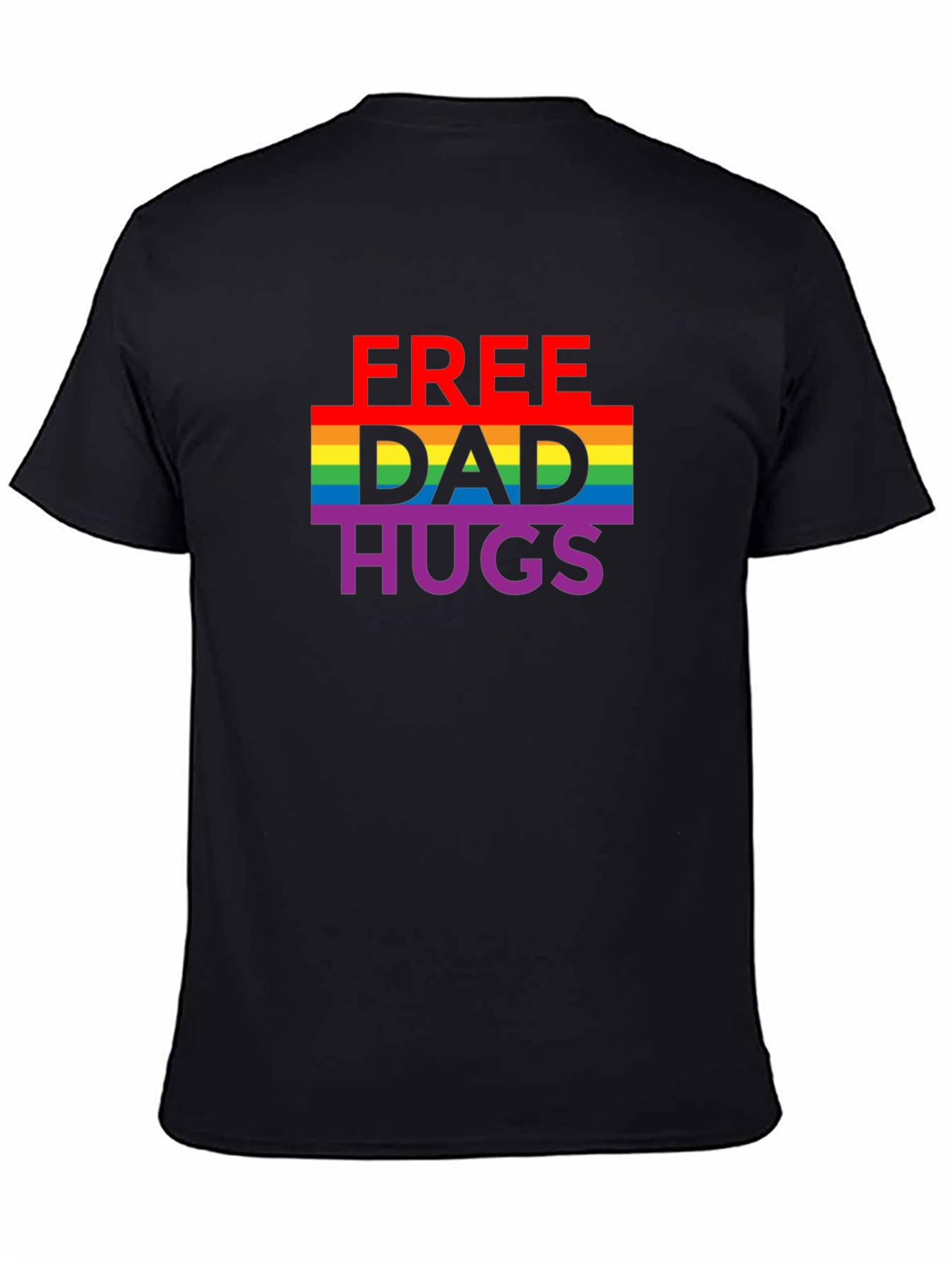 Free Dad Hugs LGBTQ Pride T-Shirt