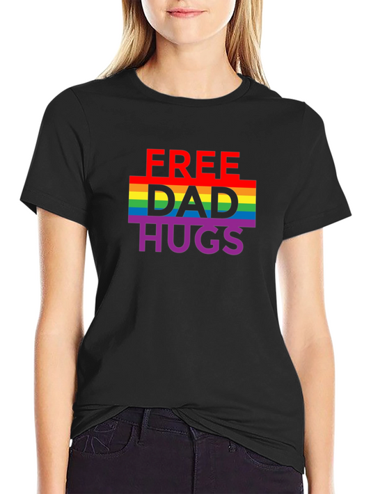 Free Dad Hugs LGBTQ Pride T-Shirt