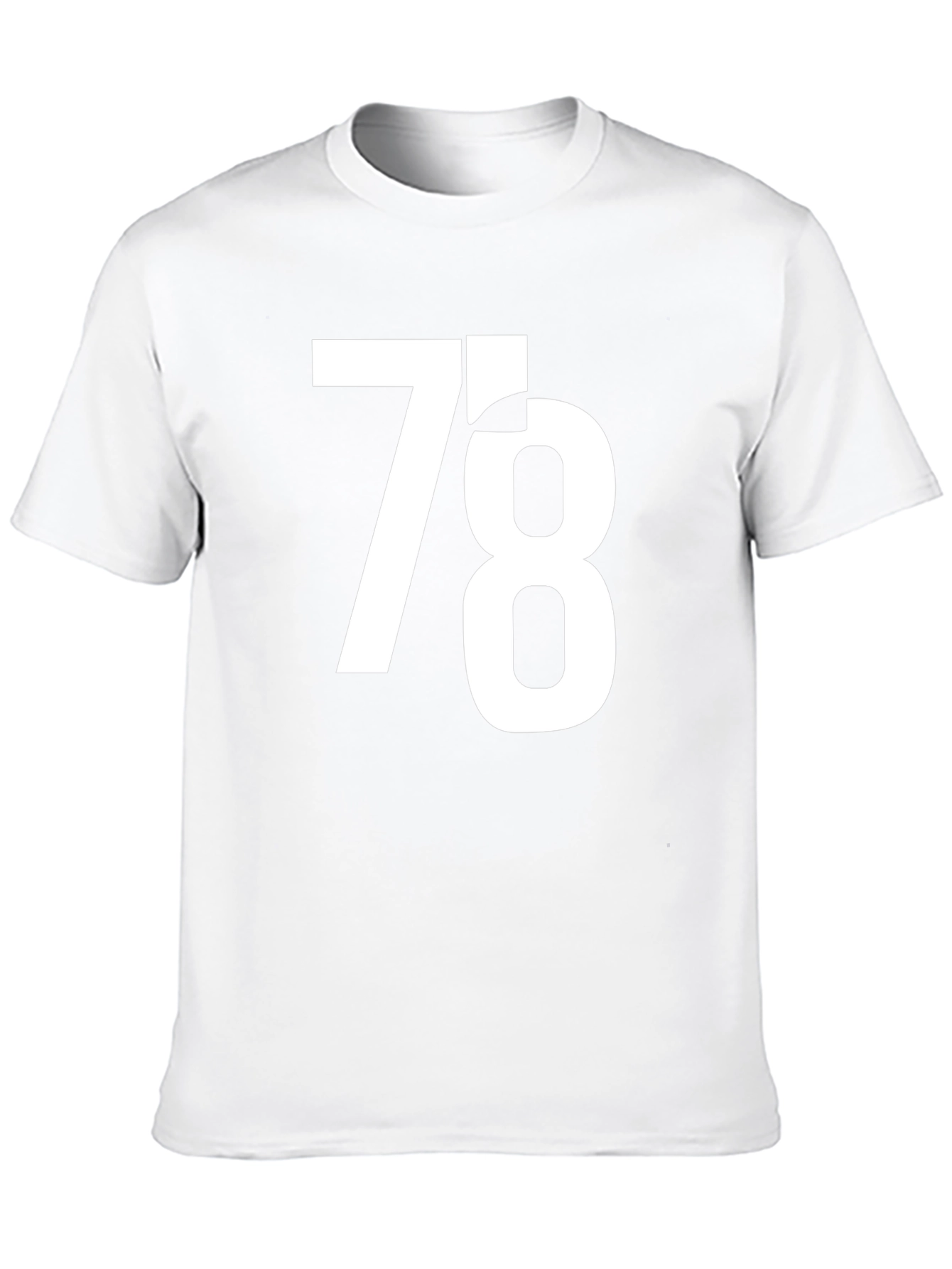 Bold 78 Graphic Tee - Stylish Black T-Shirt