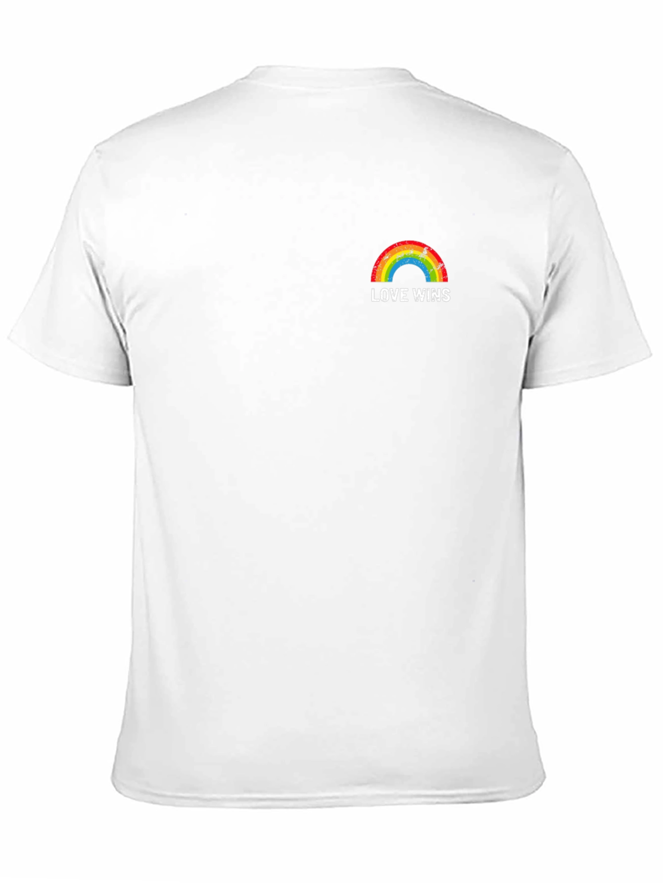 Love Wins Rainbow Graphic T-Shirt - Pride