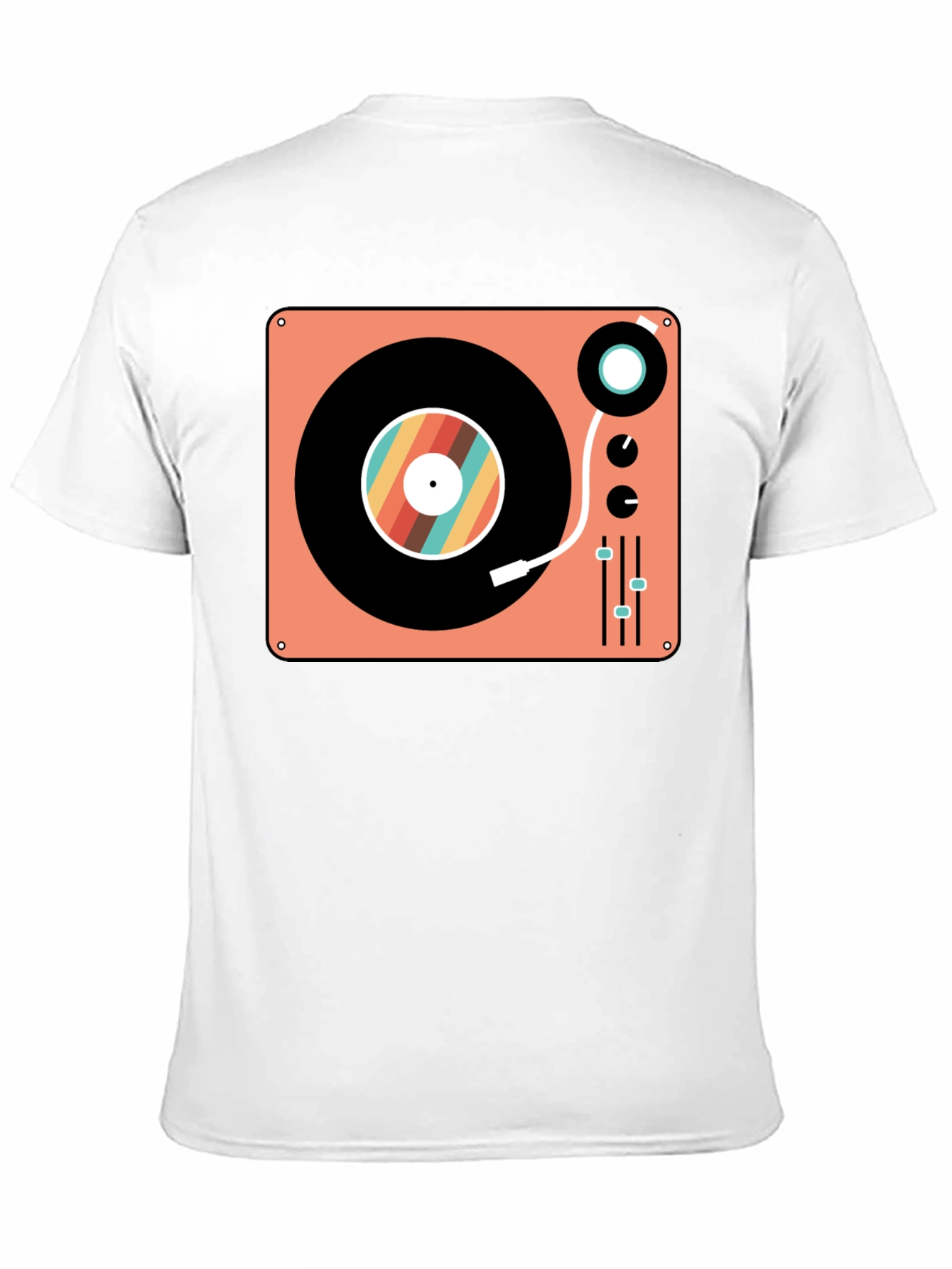 Retro Turntable Graphic T-Shirt