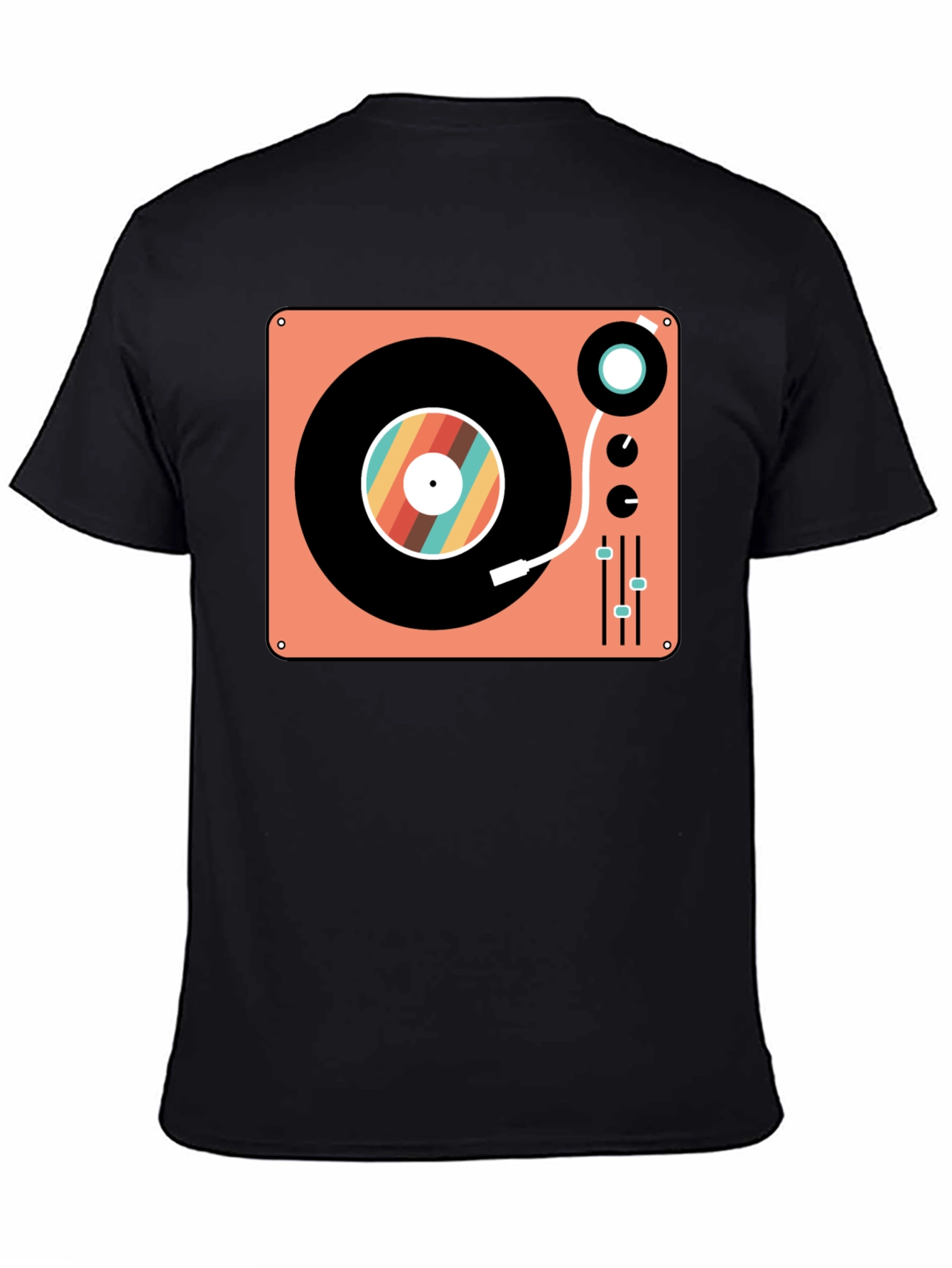 Retro Turntable Graphic T-Shirt