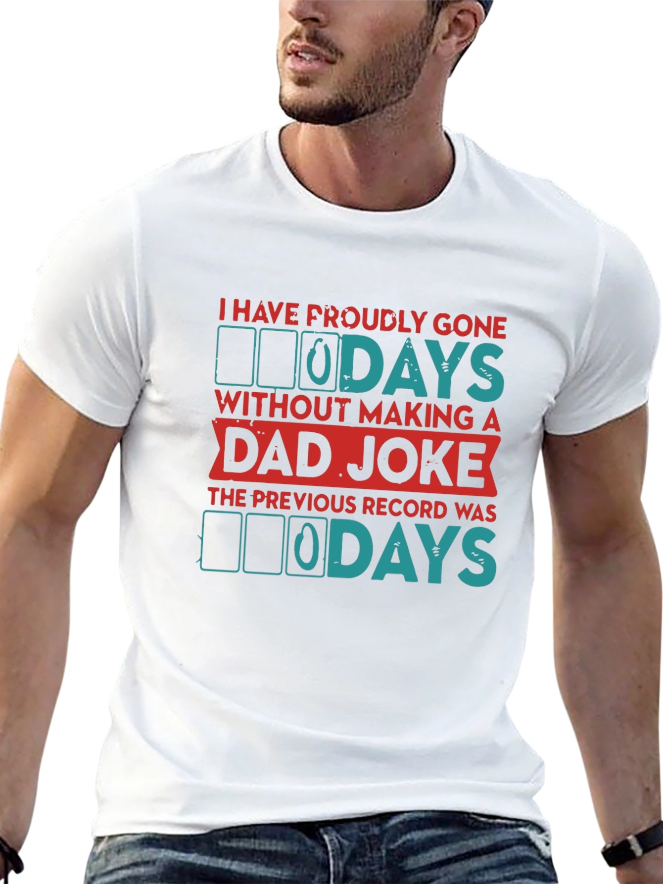 Dad Joke T-Shirt - Proudly Gone 100 Days