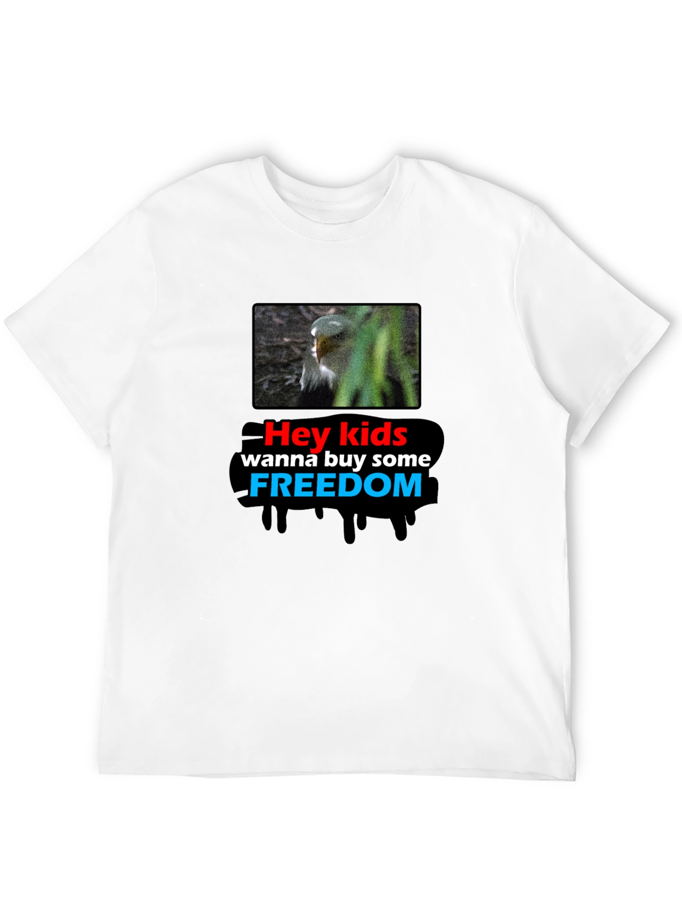 Hey Kids Freedom Graphic T-Shirt