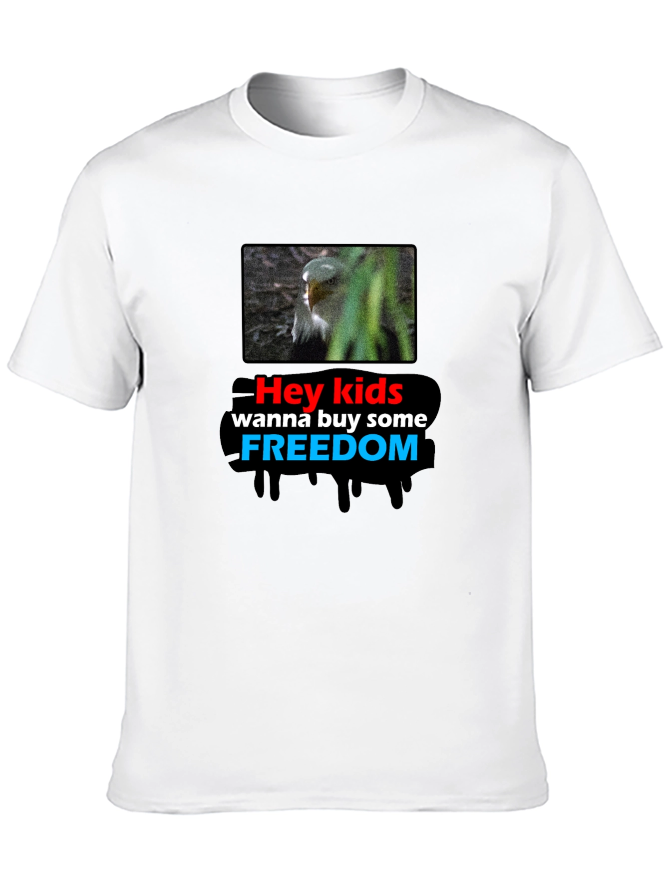Hey Kids Freedom Graphic T-Shirt