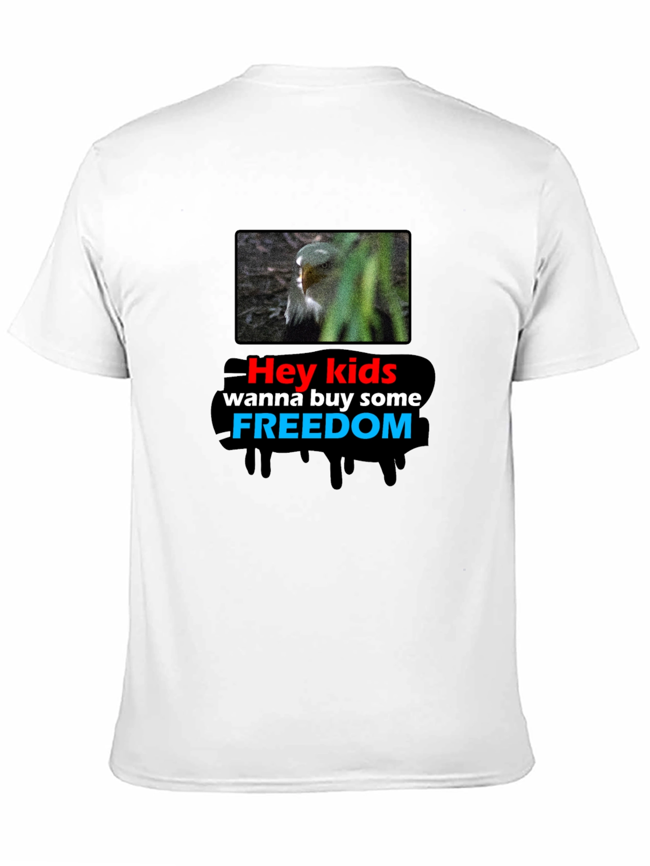 Hey Kids Freedom Graphic T-Shirt