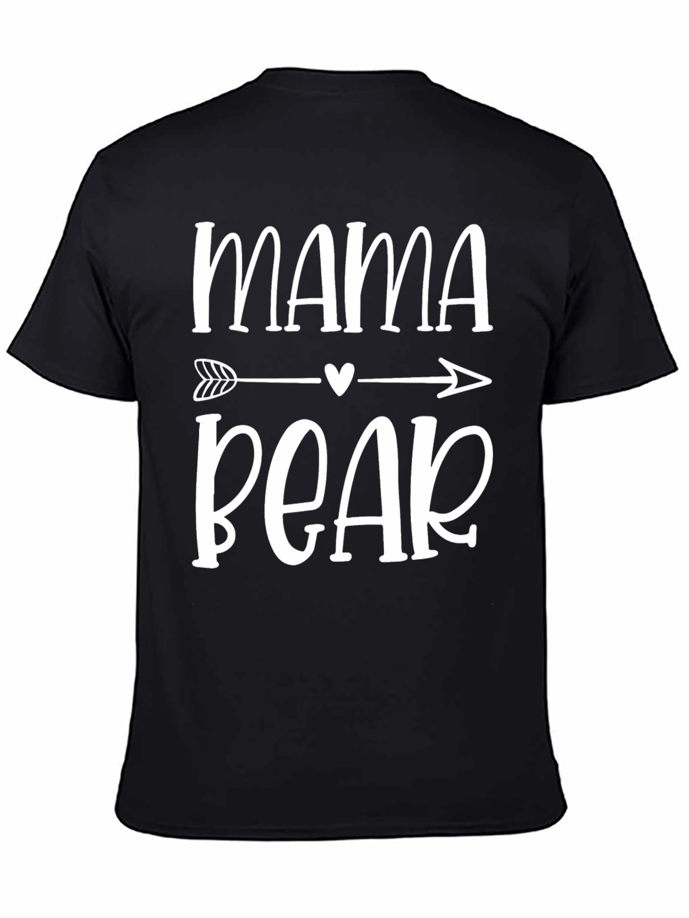 Mama Bear Graphic Tee - Black T-Shirt