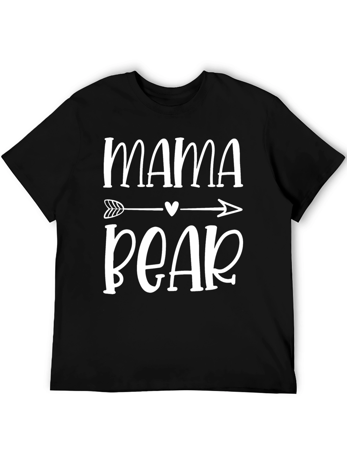 Mama Bear Graphic Tee - Black T-Shirt