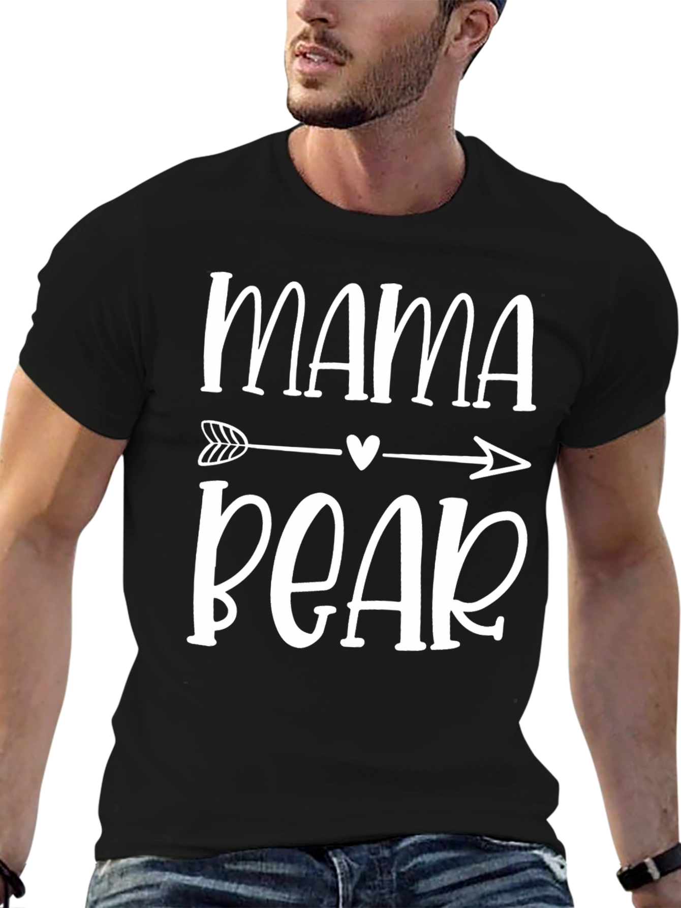 Mama Bear Graphic Tee - Black T-Shirt