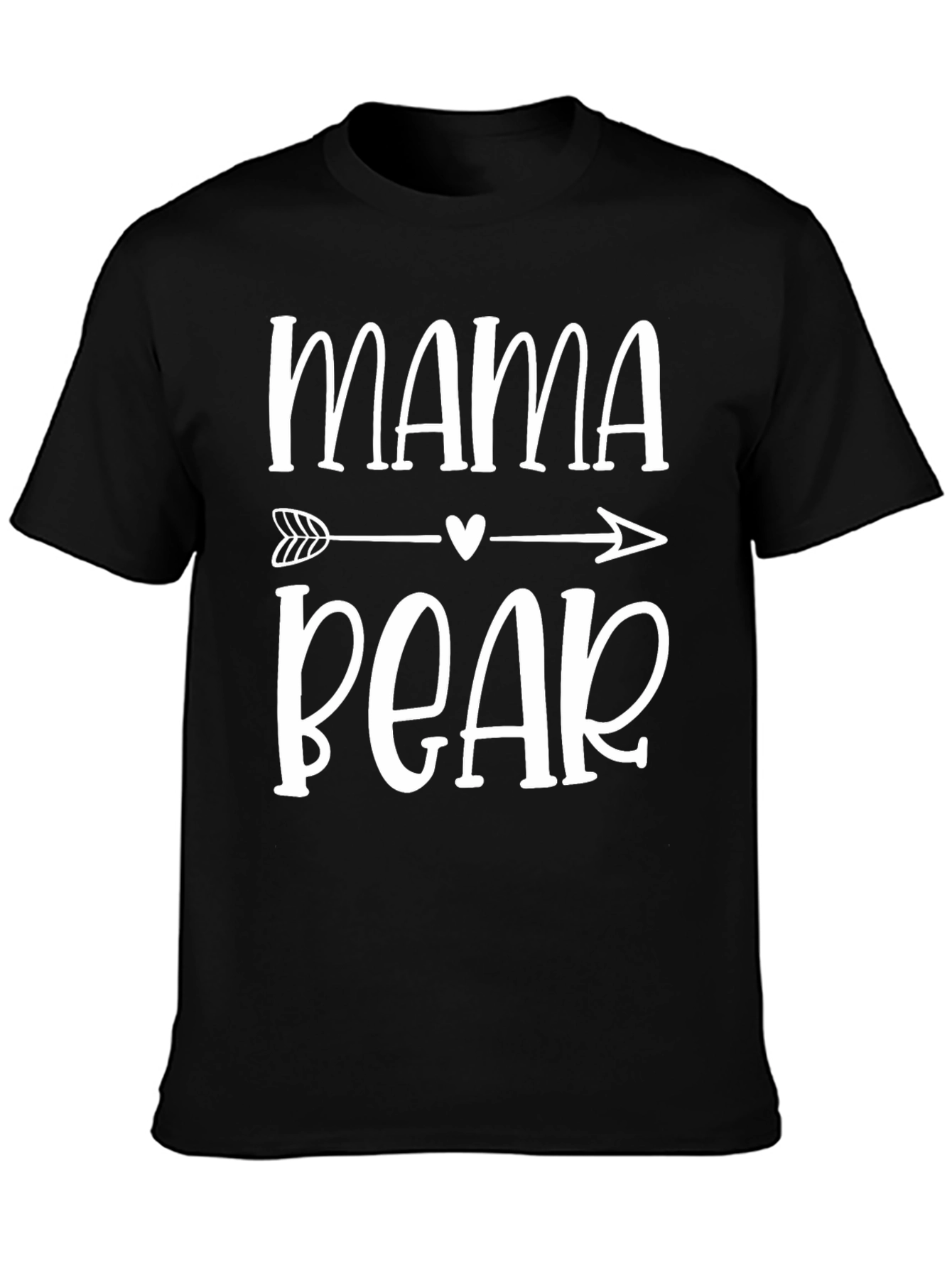 Mama Bear Graphic Tee - Black T-Shirt