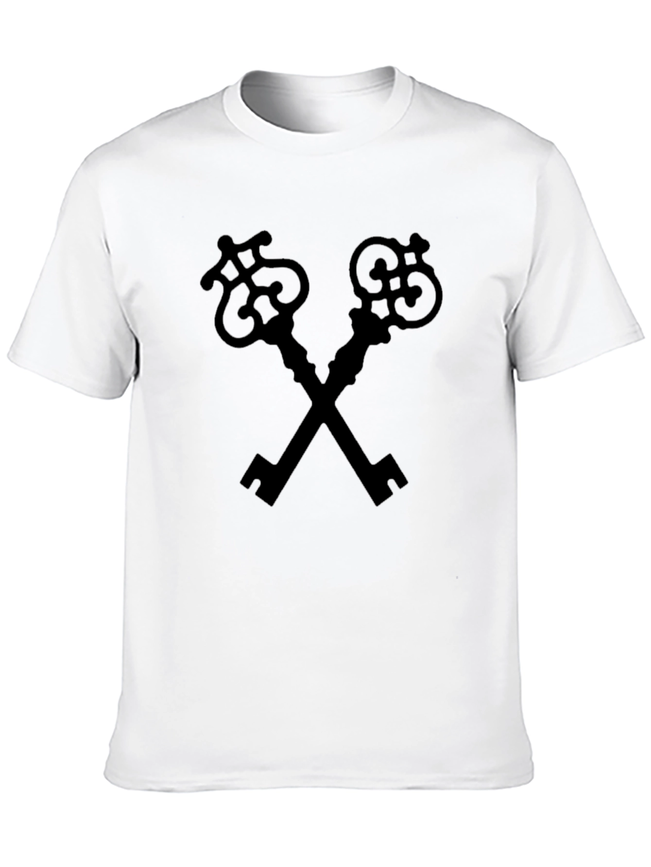 Crossed Keys Graphic Tee - Classic Style