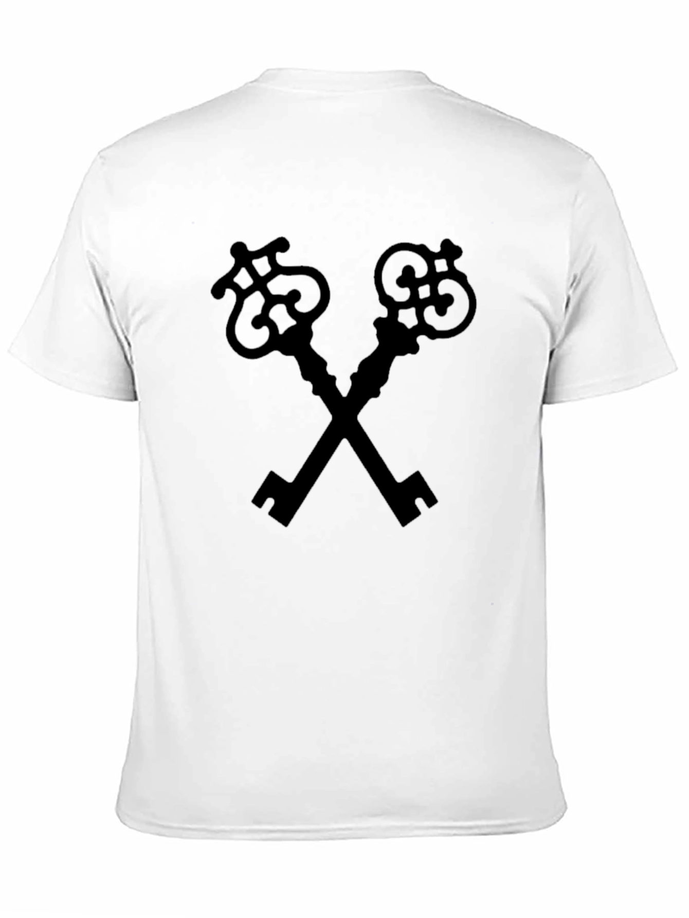 Crossed Keys Graphic Tee - Classic Style