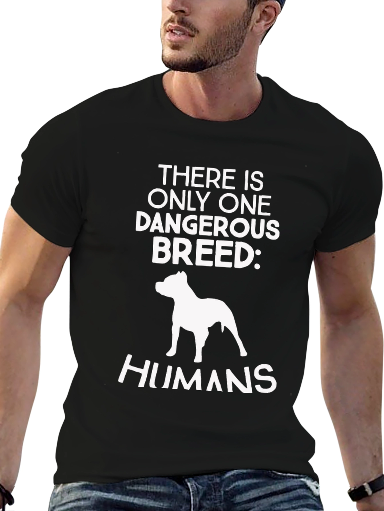 Dangerous Breed T-Shirt - Pitbull Dog Lover Tee