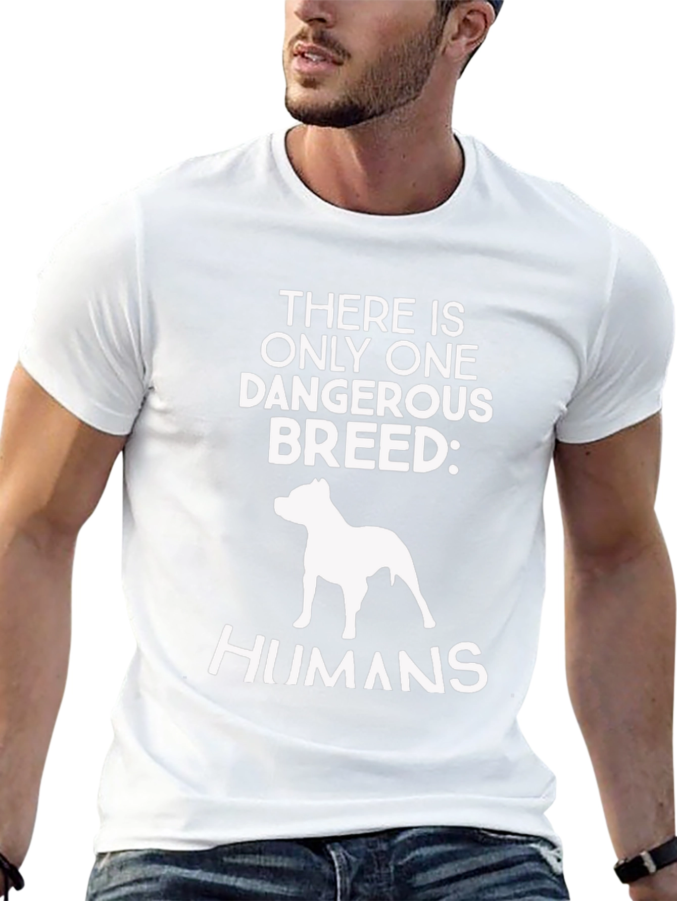 Dangerous Breed T-Shirt - Pitbull Dog Lover Tee