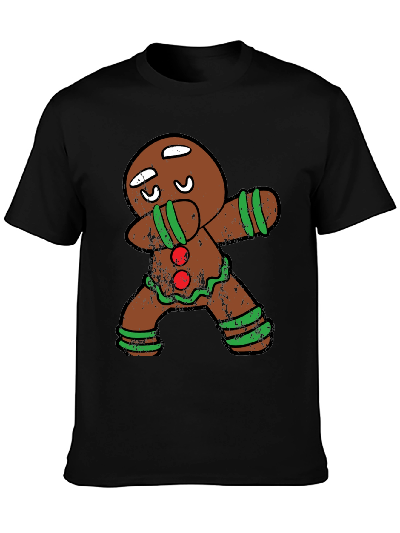 Gingerbread Man Dabbing T-Shirt