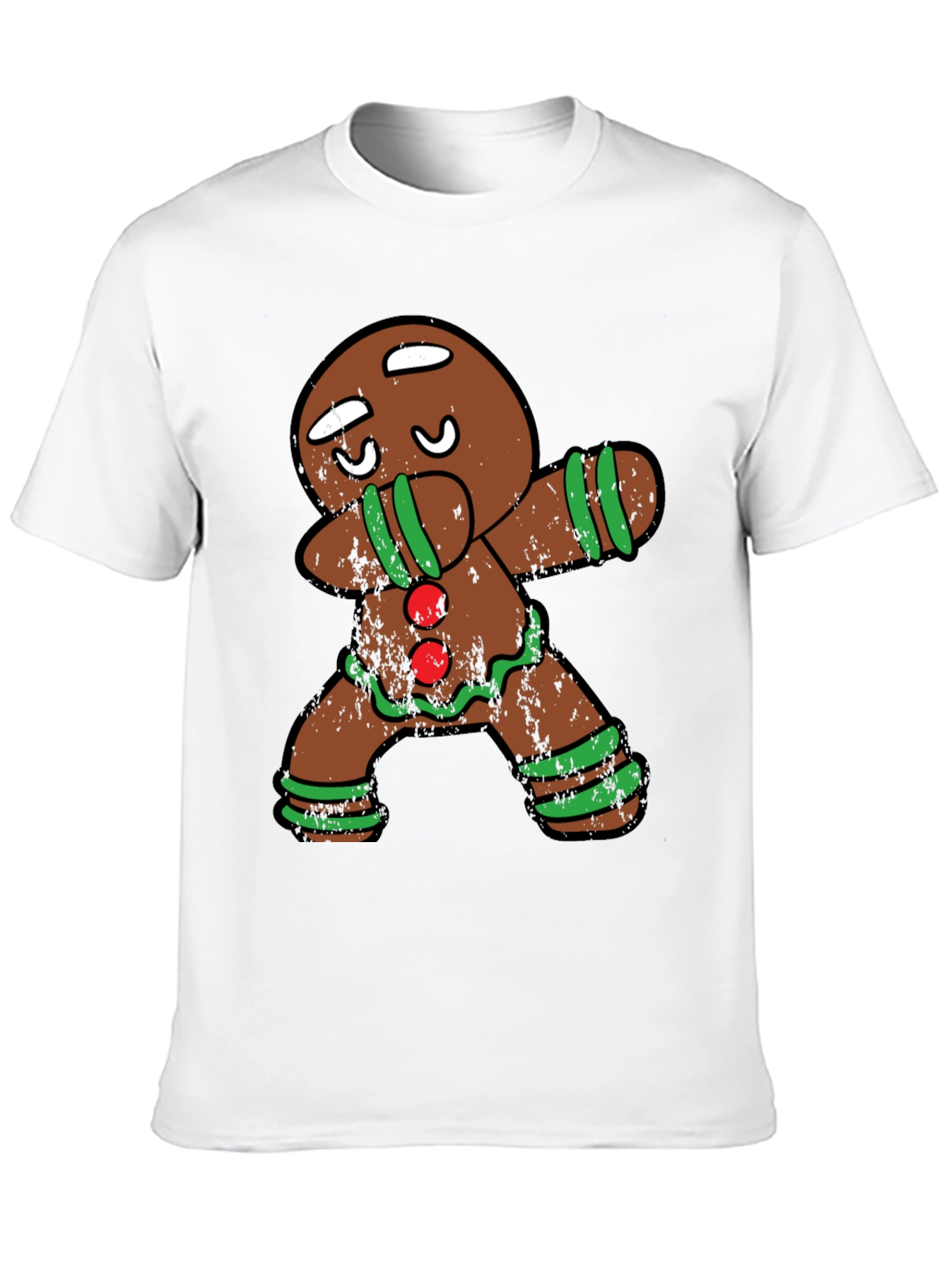 Gingerbread Man Dabbing T-Shirt