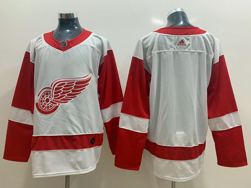Men's Detroit Red Wings White Away Primegreen Authentic Blank Jerseys
