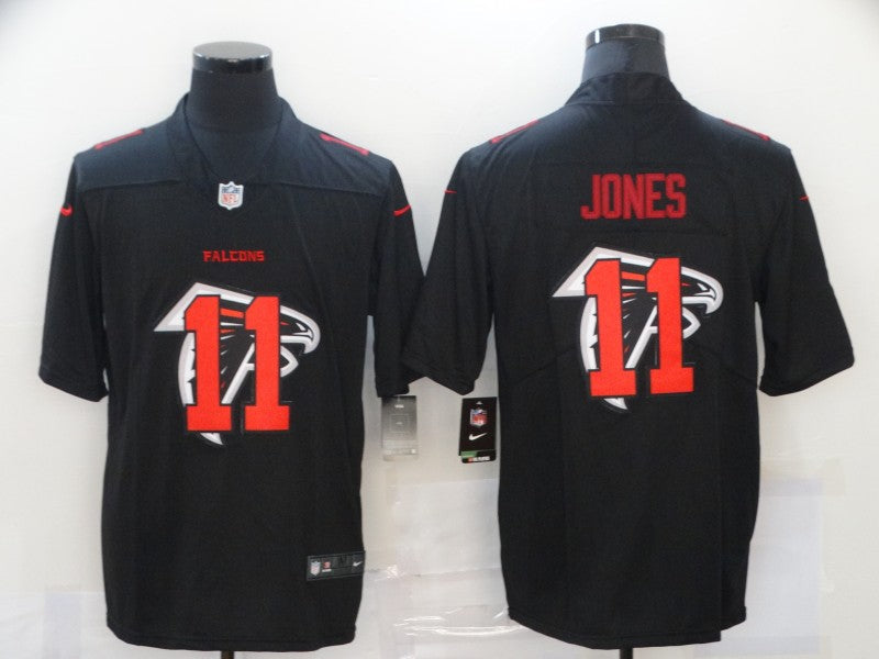 Men's Atlanta Falcons Julio Jones #11 Black Alternate Game Jerseys