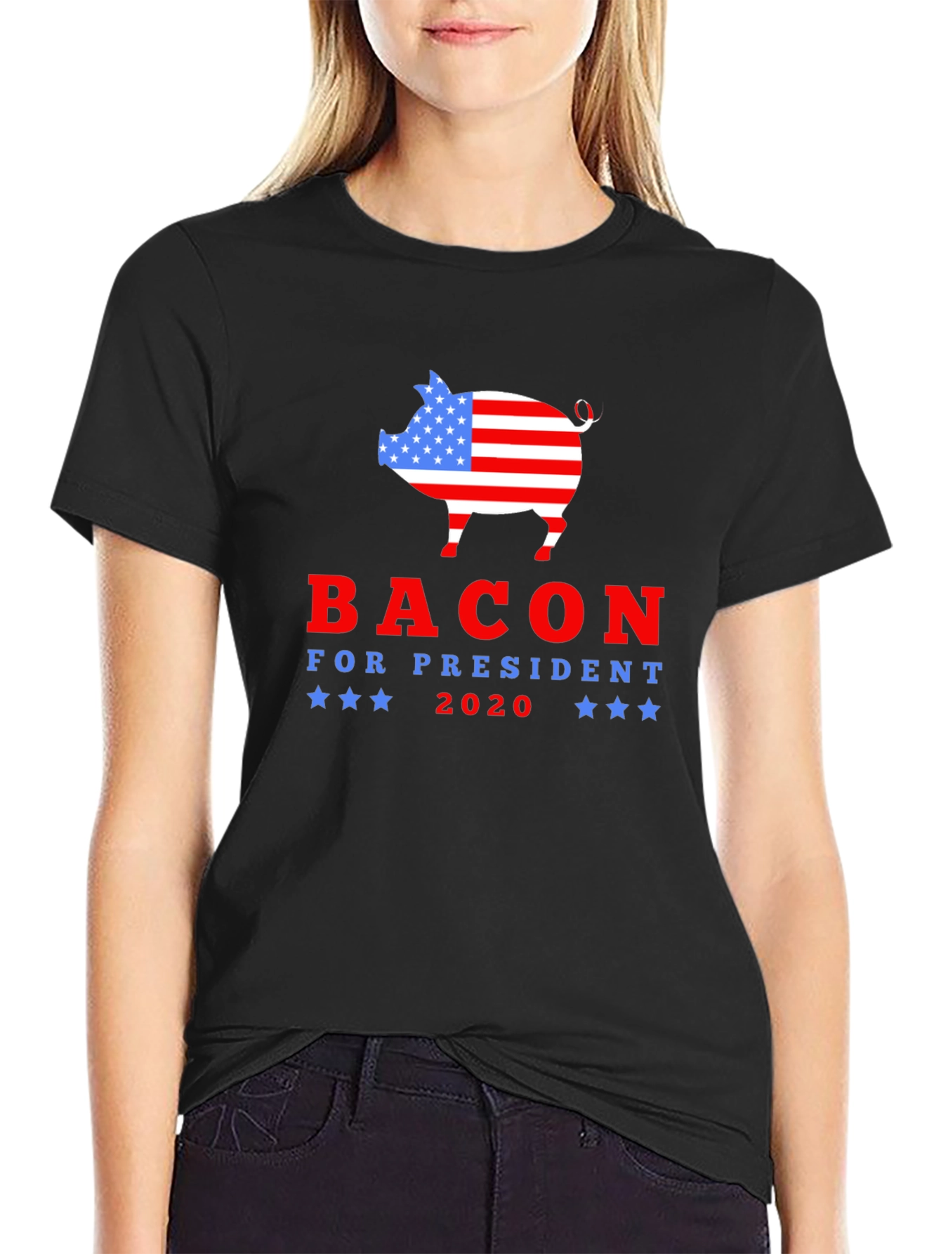 Bacon for President 2020 Graphic T-Shirt