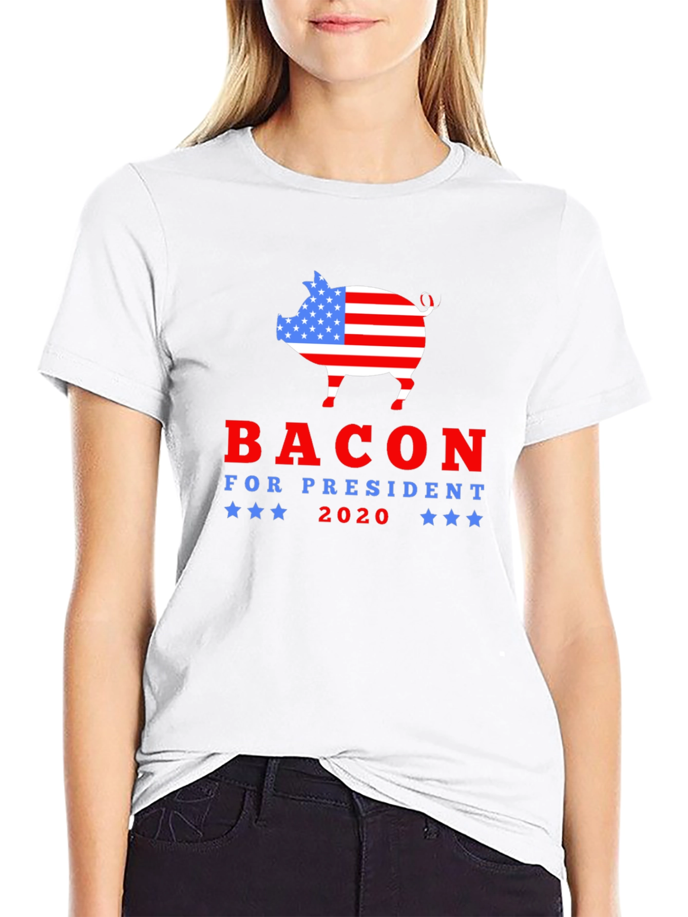 Bacon for President 2020 Graphic T-Shirt