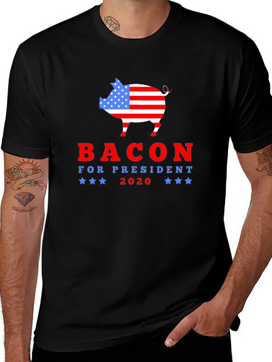 Bacon for President 2020 Graphic T-Shirt