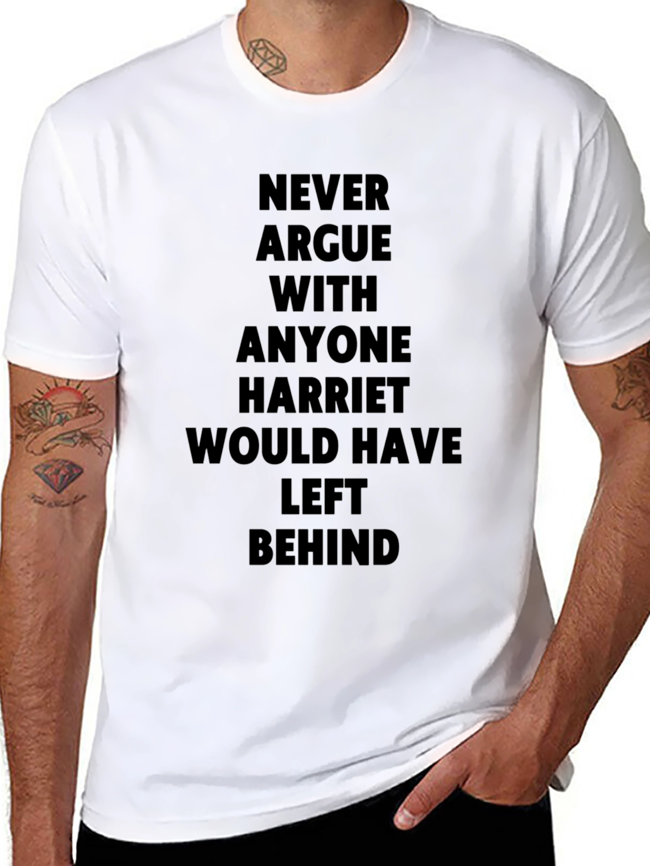 Harriet Left Behind Graphic Tee - Black Unisex