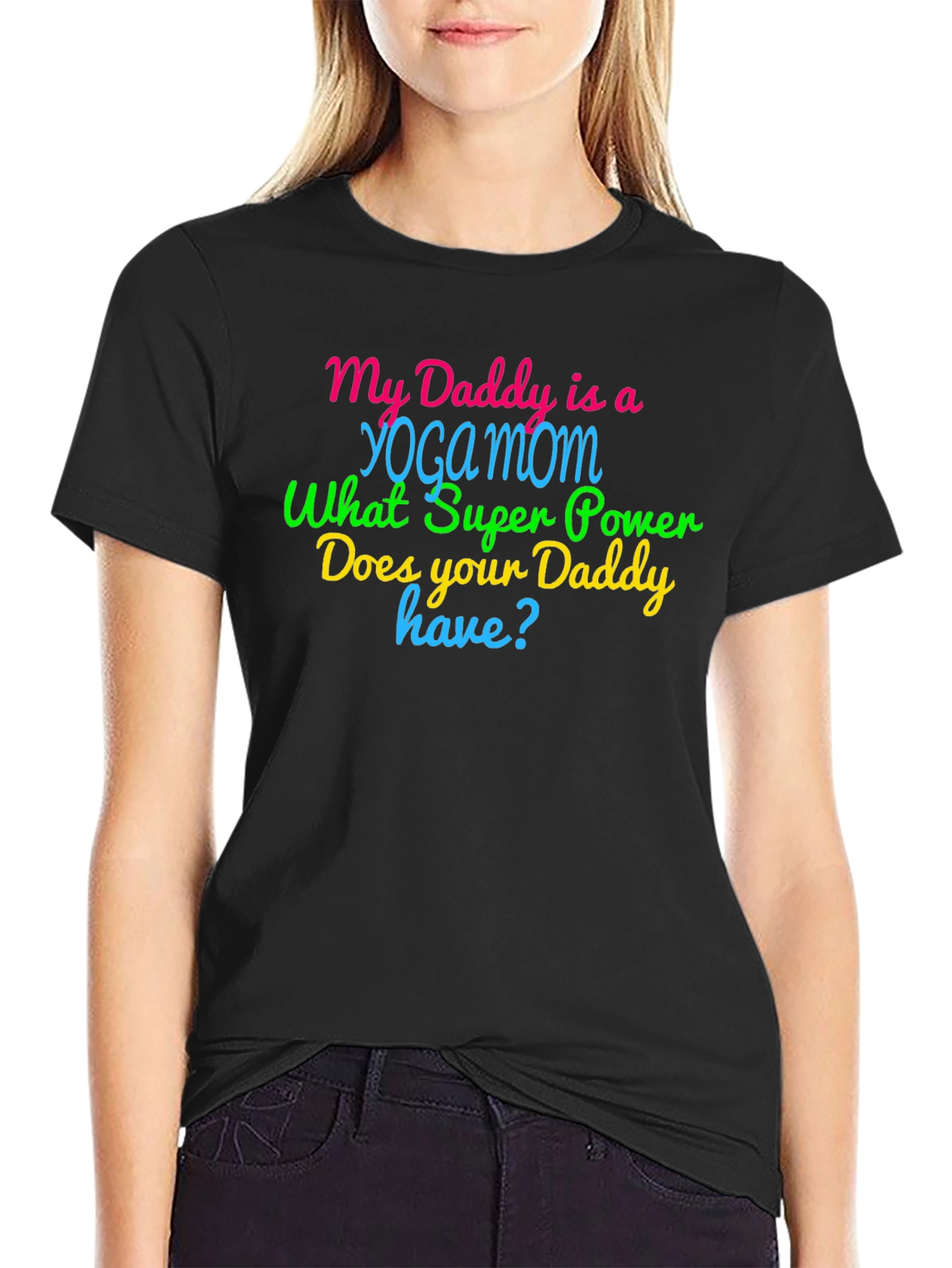 Yoga Dad Superpower Tee - Funny Fathers Day Shirt