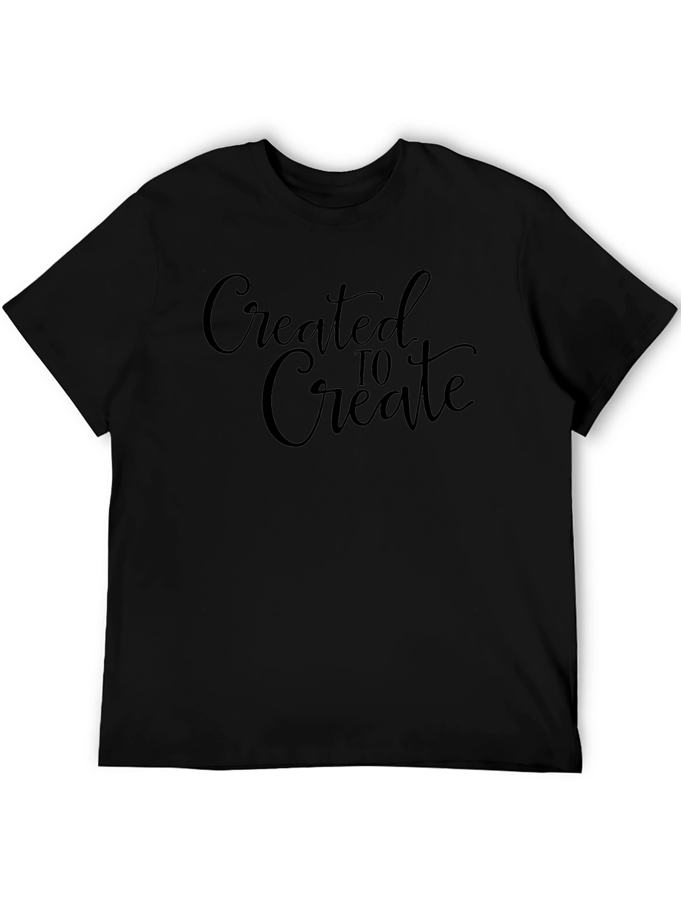 Created To Create Black T-Shirt