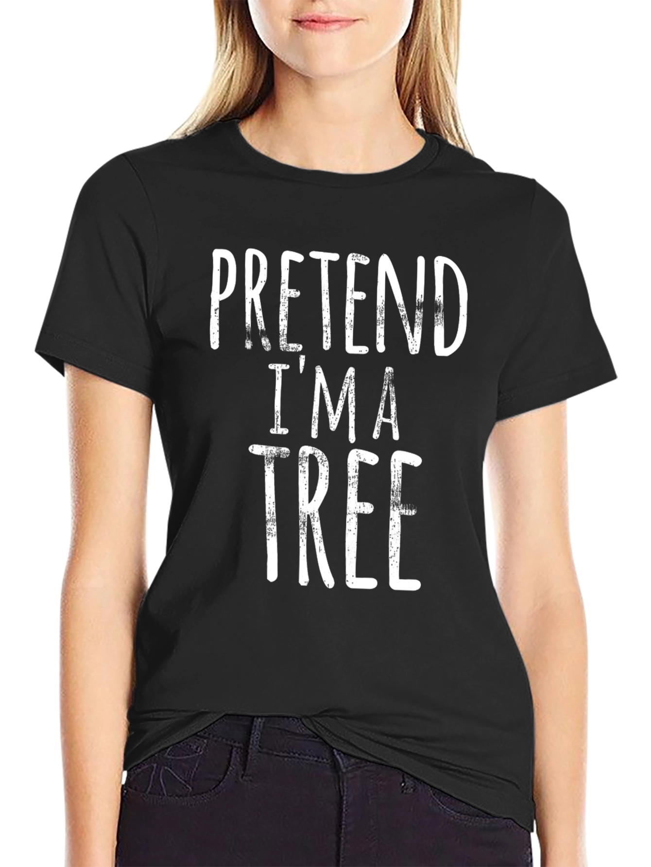 Pretend Im A Tree T-Shirt - Funny Costume Tee
