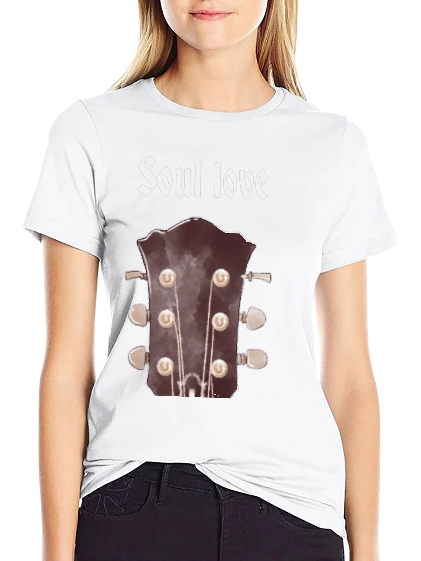 Soul Love Guitar Headstock Graphic Tee