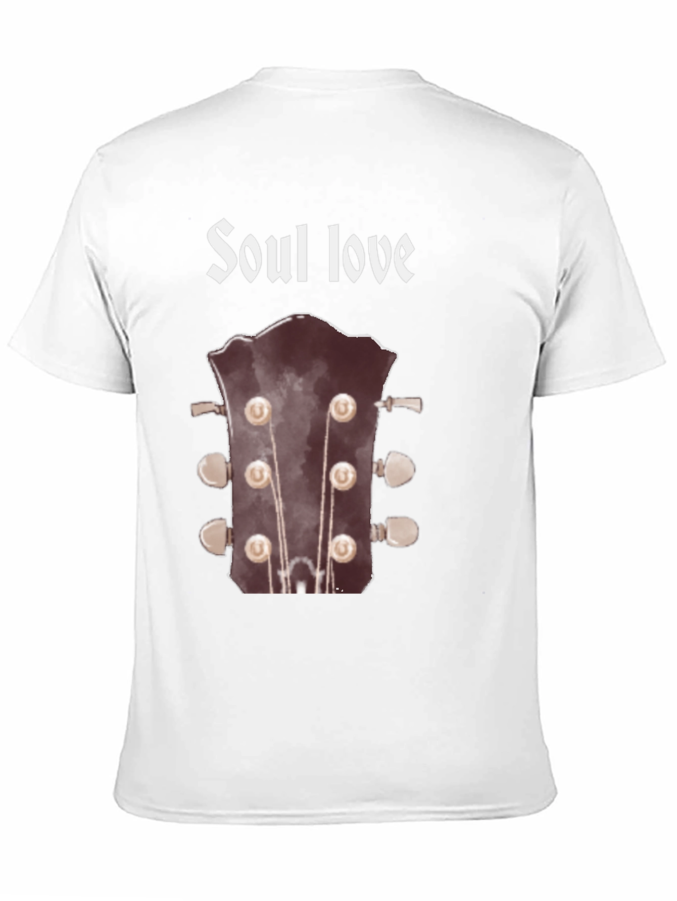 Soul Love Guitar Headstock Graphic Tee