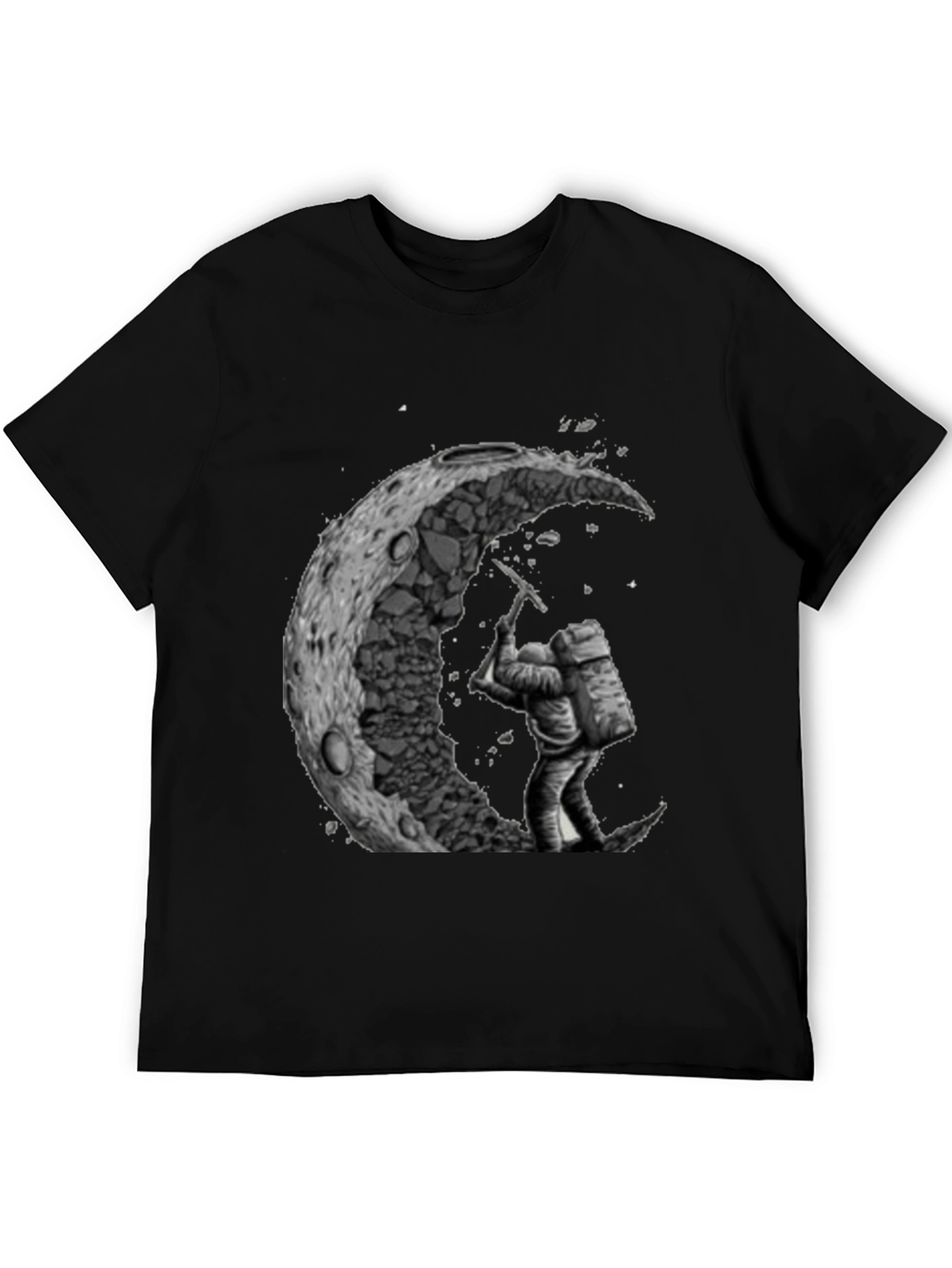 Moon Miner Graphic Tee - Black