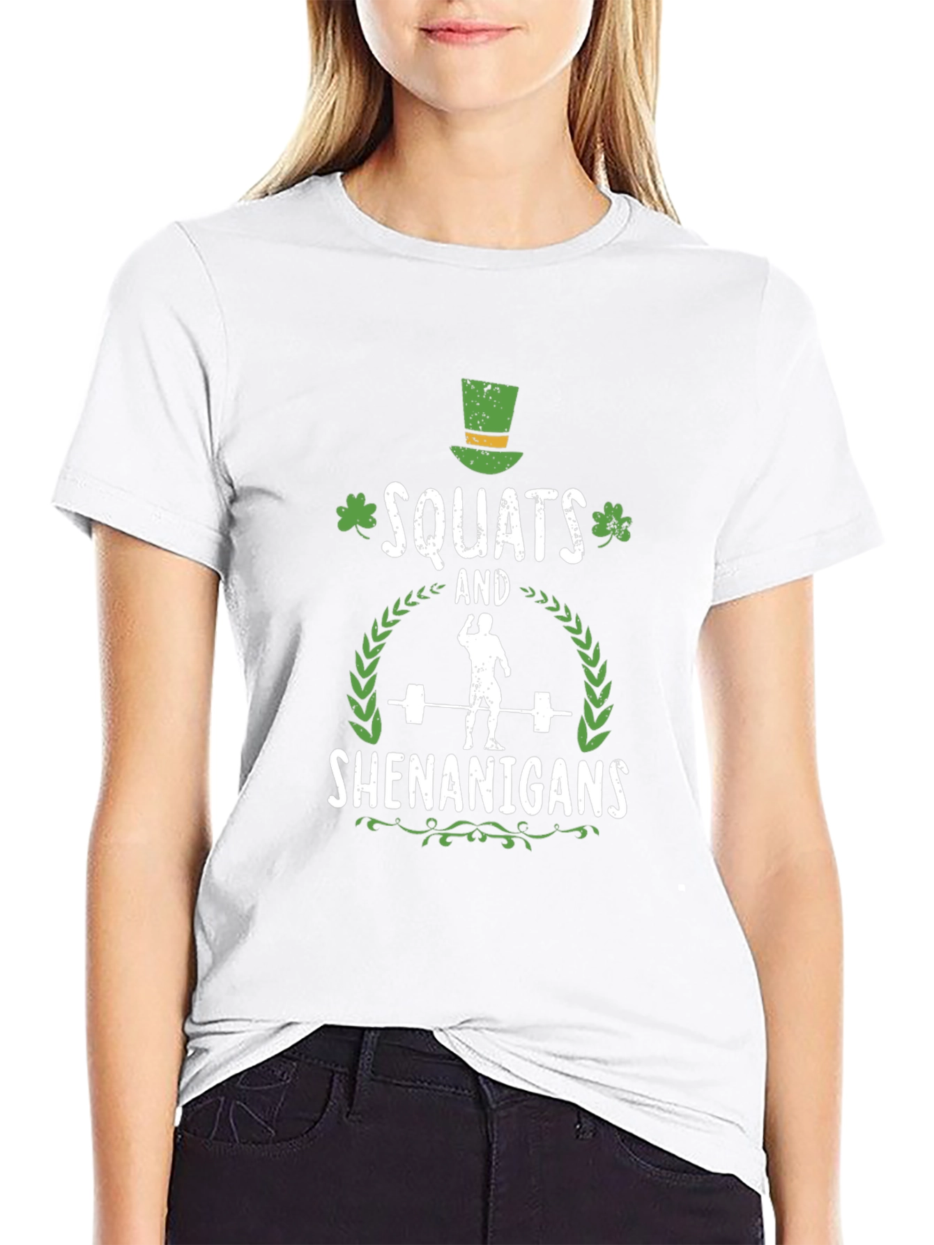Squats and Shenanigans St. Patricks Day Graphic Tee
