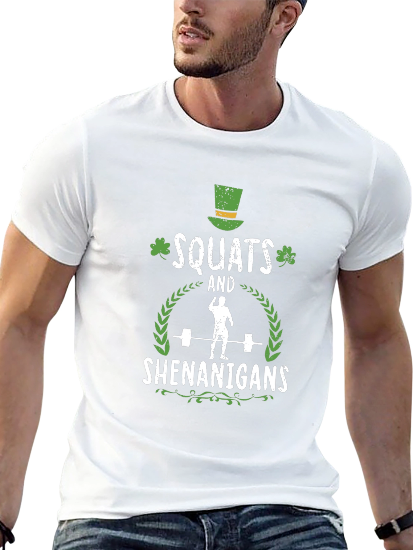 Squats and Shenanigans St. Patricks Day Graphic Tee