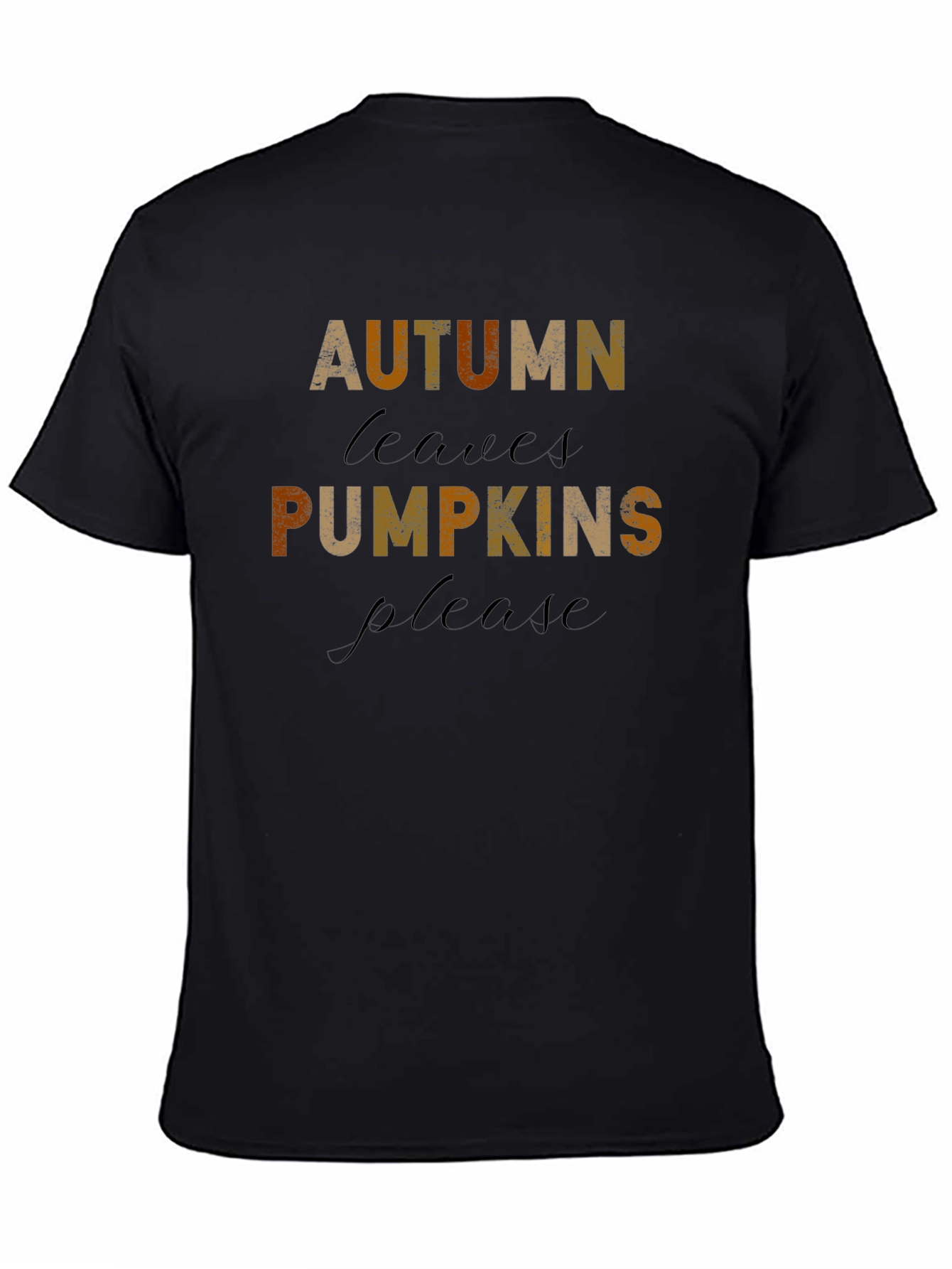 Autumn Leaves Pumpkins Please T-Shirt