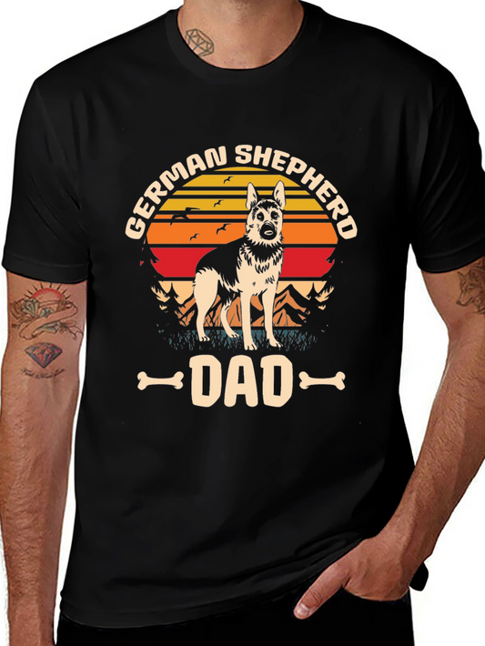 German Shepherd Dad T-Shirt - Perfect for Dog Lovers