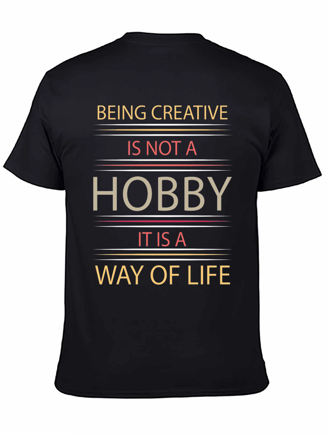 Creative Lifestyle T-Shirt - Unique Artistic Design