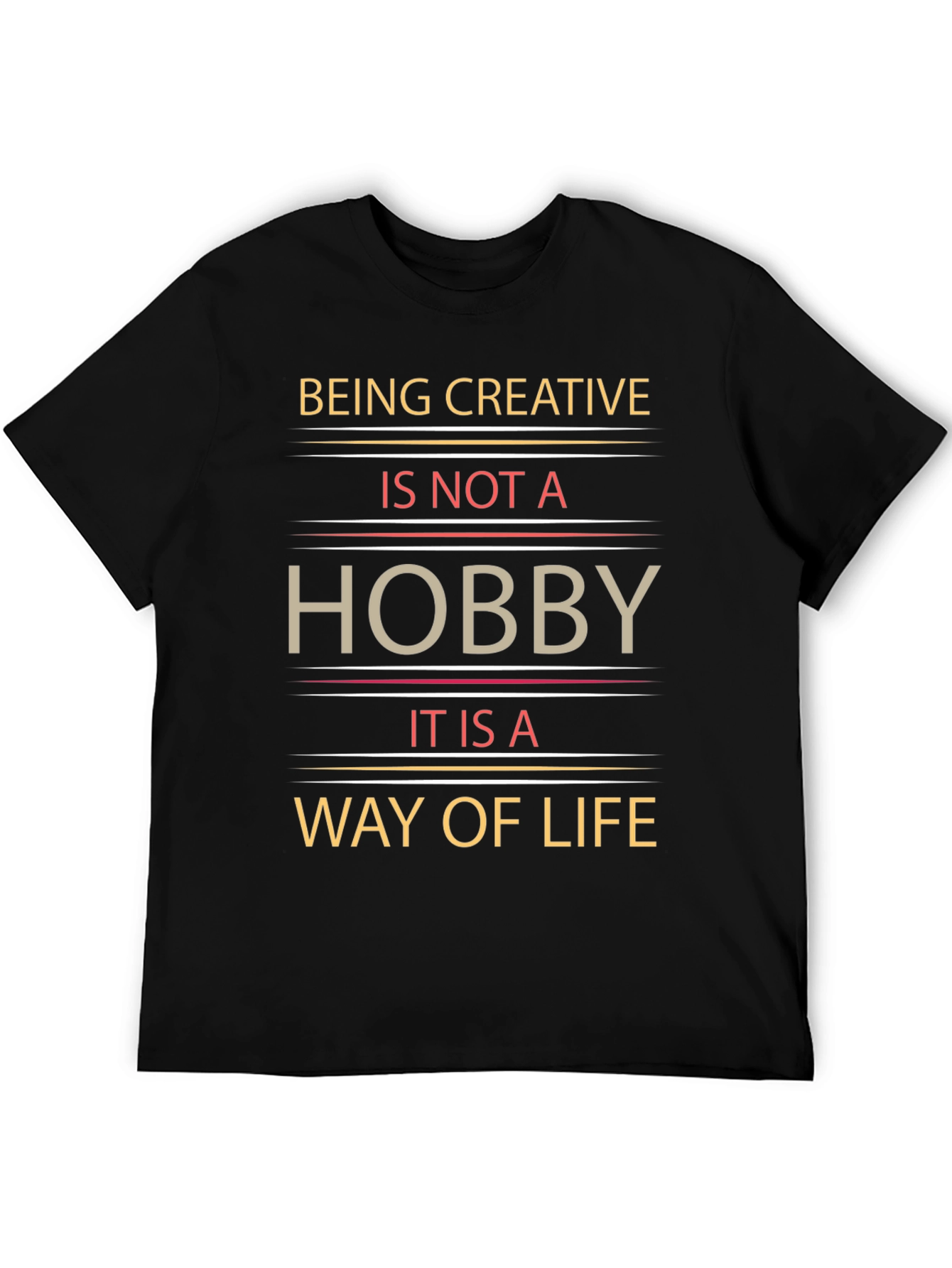 Creative Lifestyle T-Shirt - Unique Artistic Design
