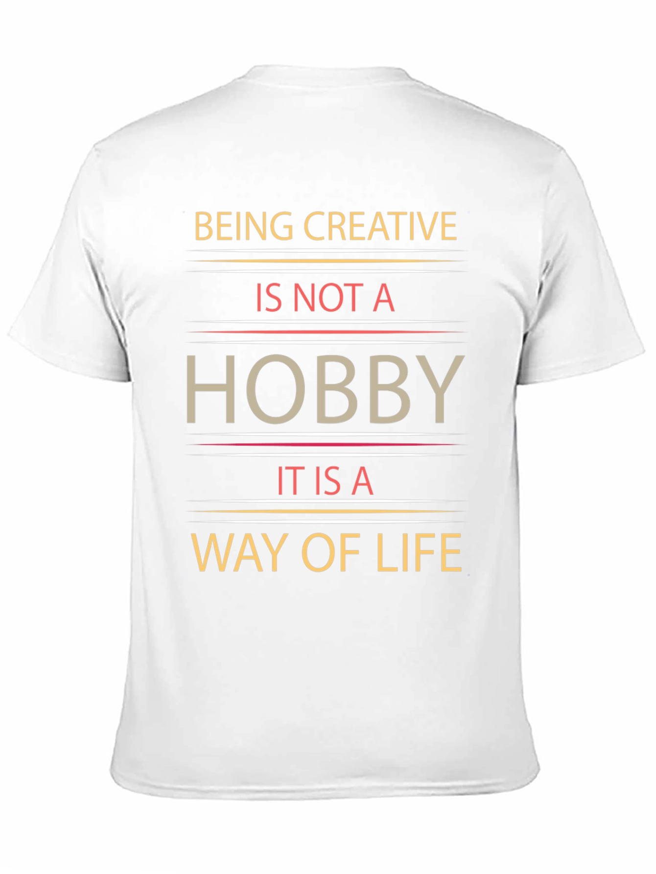Creative Lifestyle T-Shirt - Unique Artistic Design