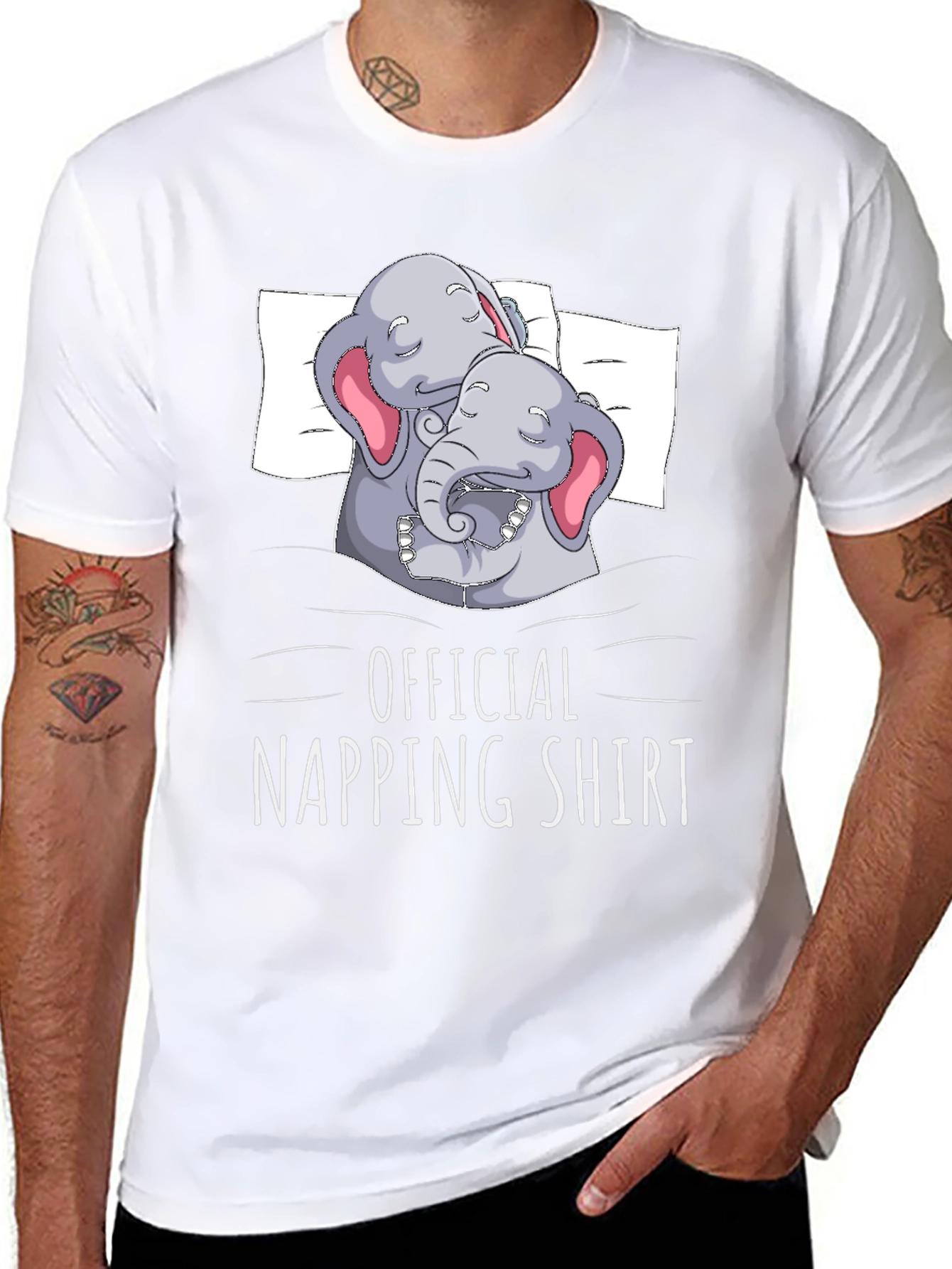 Official Napping Shirt - Elephant Graphic Tee