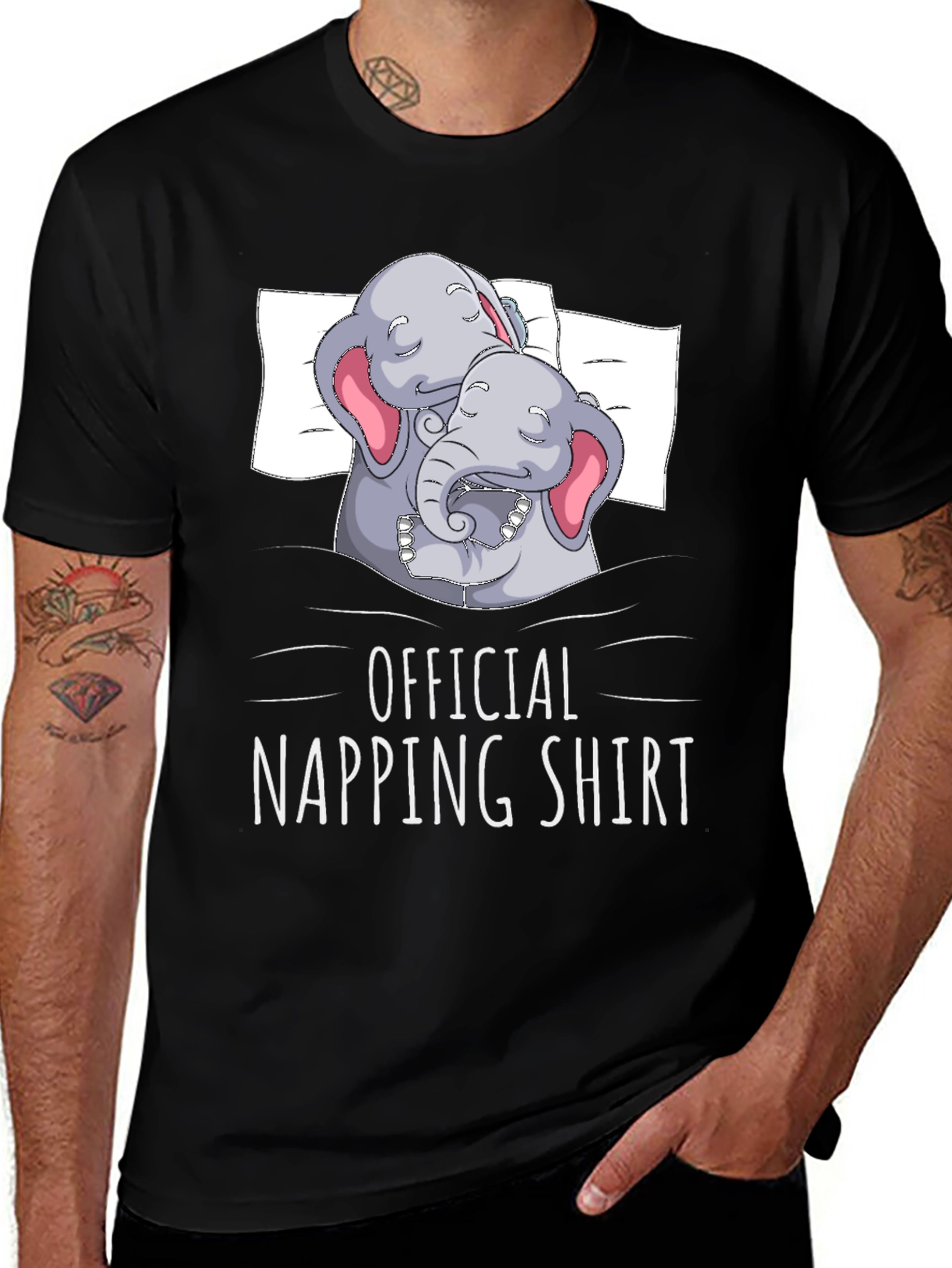 Official Napping Shirt - Elephant Graphic Tee