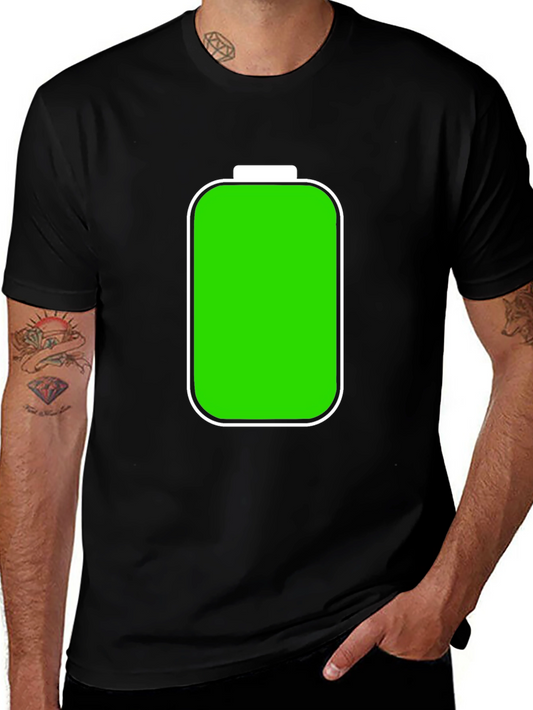 Full Battery Graphic Tee - Recharge Your Style