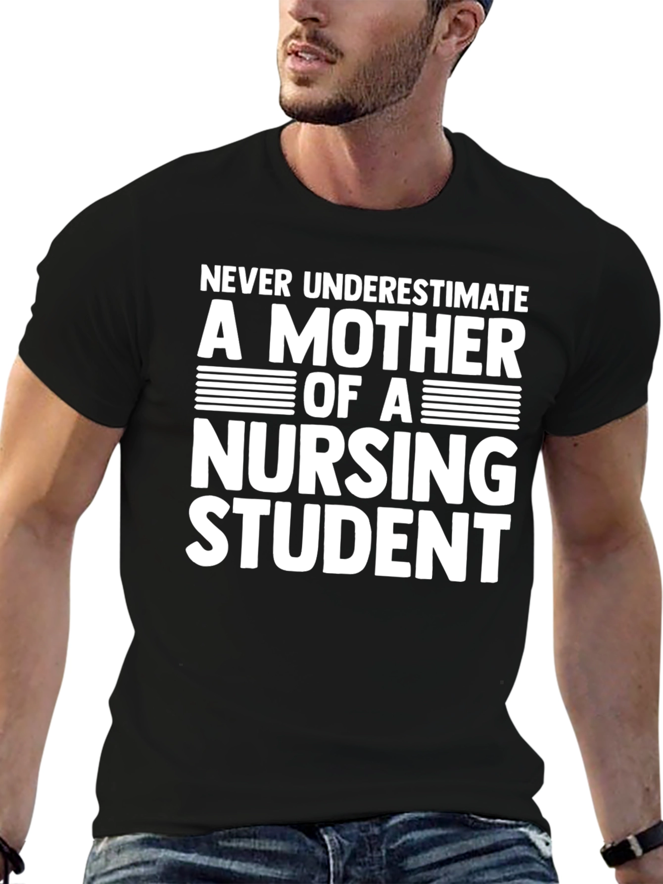 Mother of Nursing Student Graphic T-Shirt